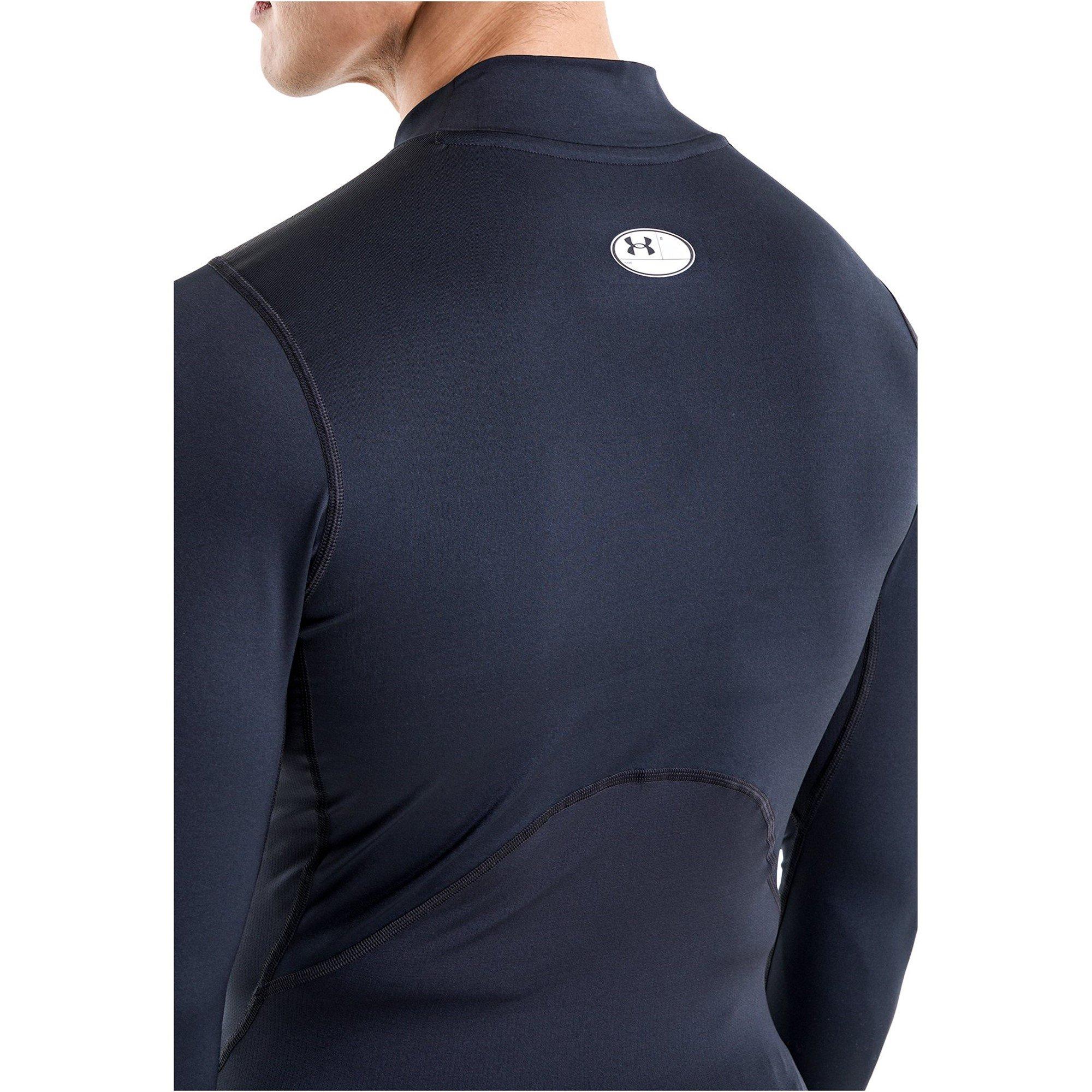 Black - Under Armour - Armour HeatGear® Mock Long Sleeve Men's - 13