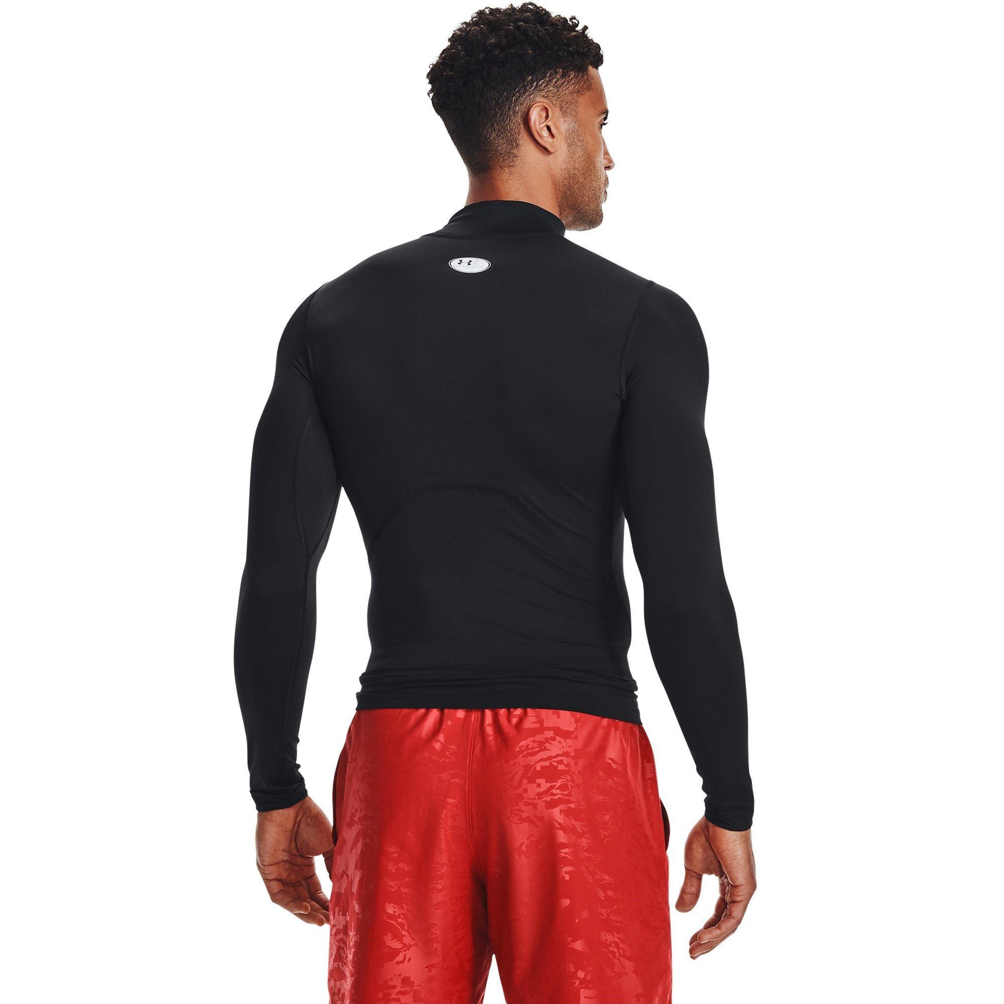Black - Under Armour - Armour HeatGear® Mock Long Sleeve Men's - 4
