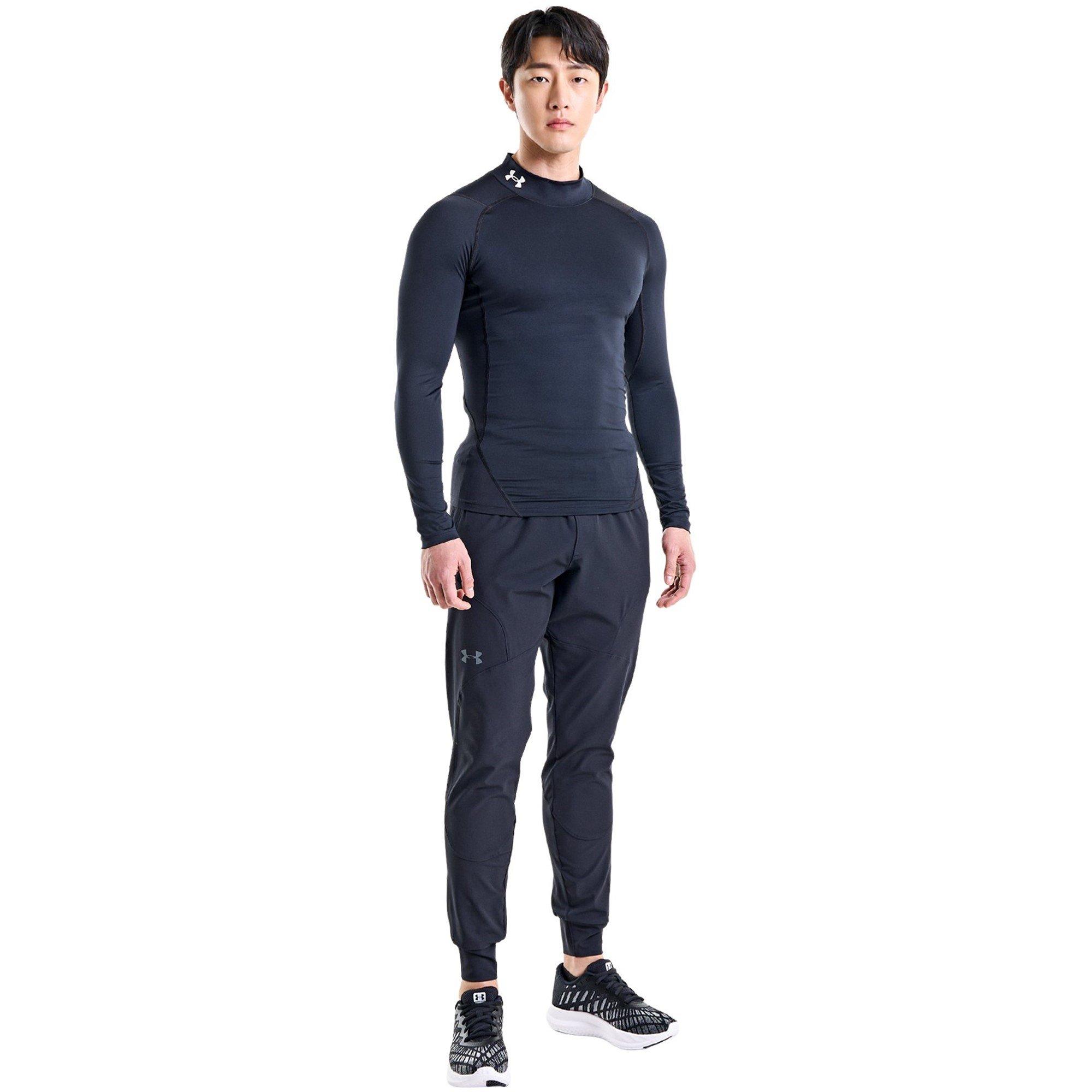 Black - Under Armour - Armour HeatGear® Mock Long Sleeve Men's - 8