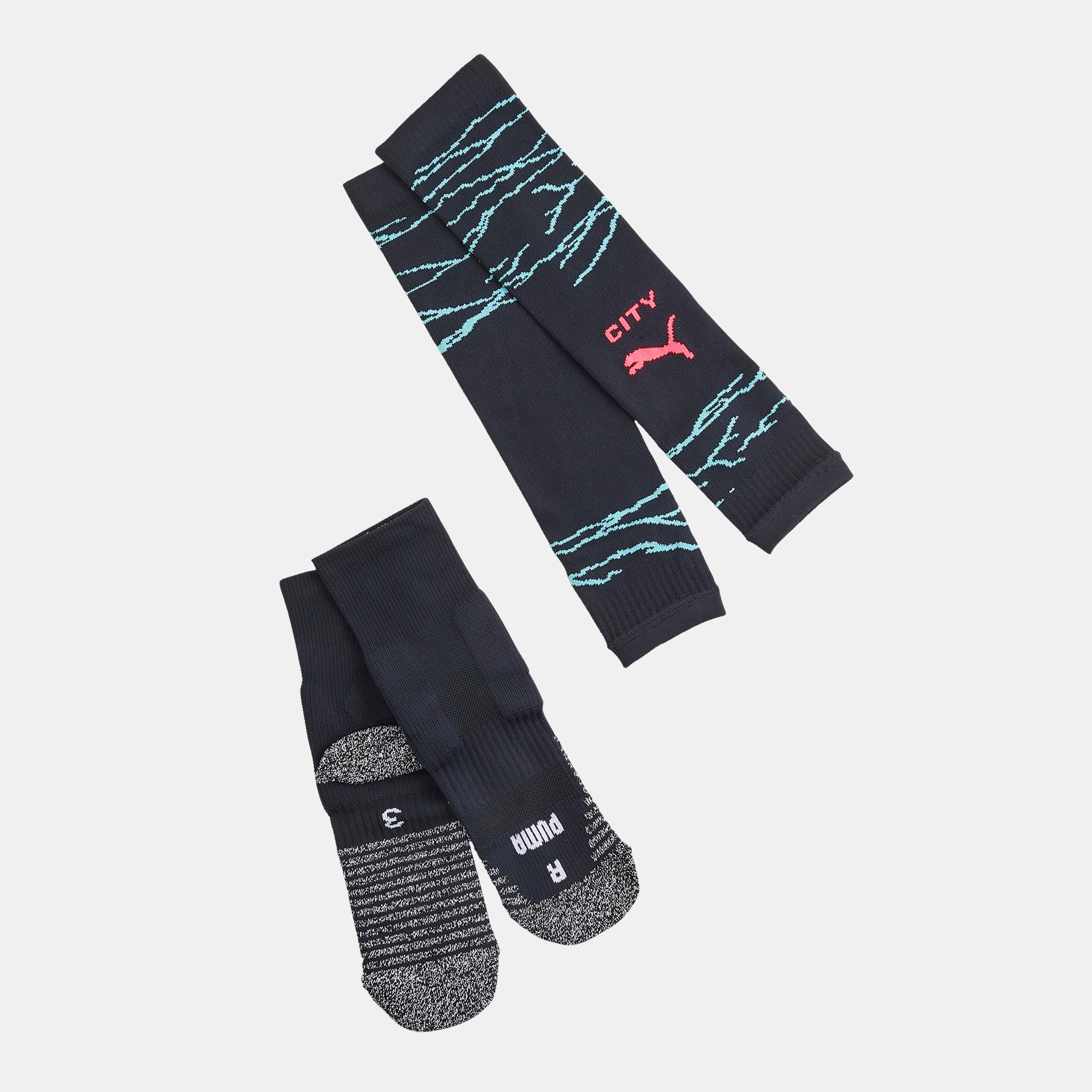 Navy - Puma - Team Manchester City Fc Sleeve Socks Promo
