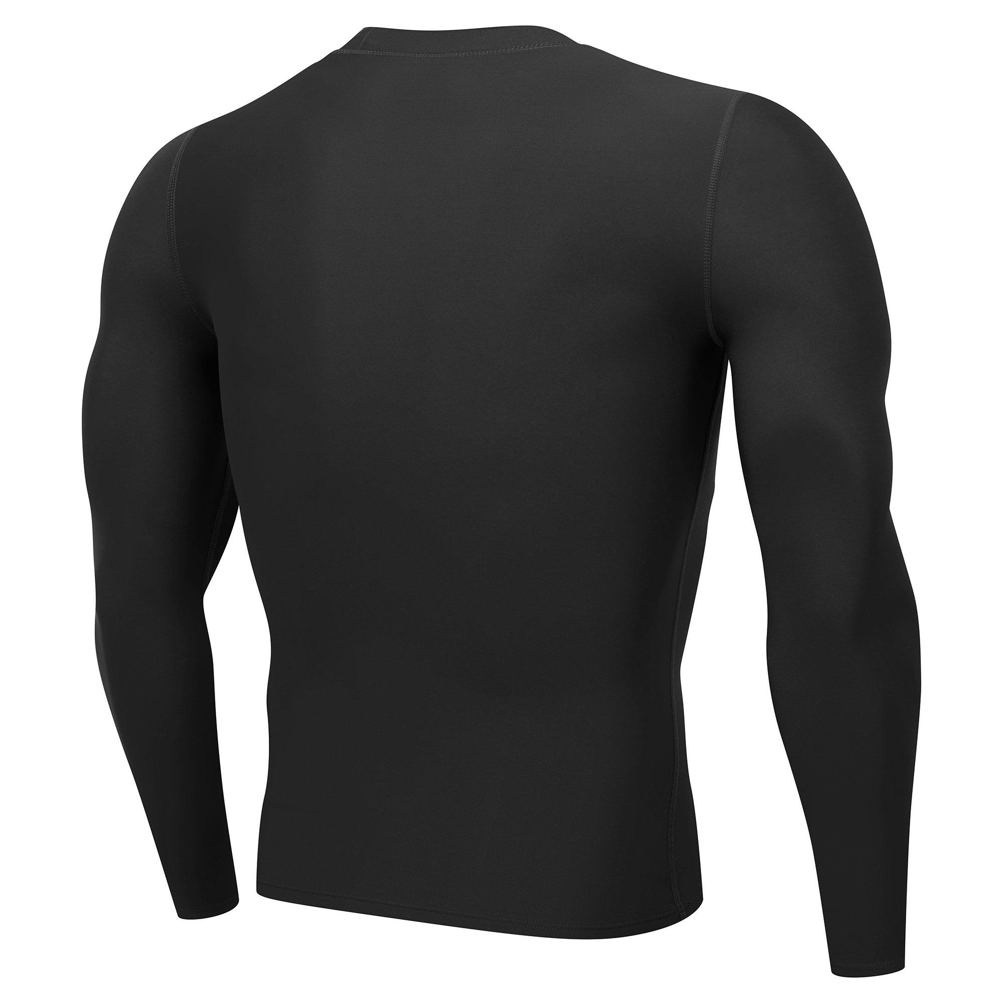 Black - ATAK Sports - Atak Compression Long Sleeve Top Senior - 2