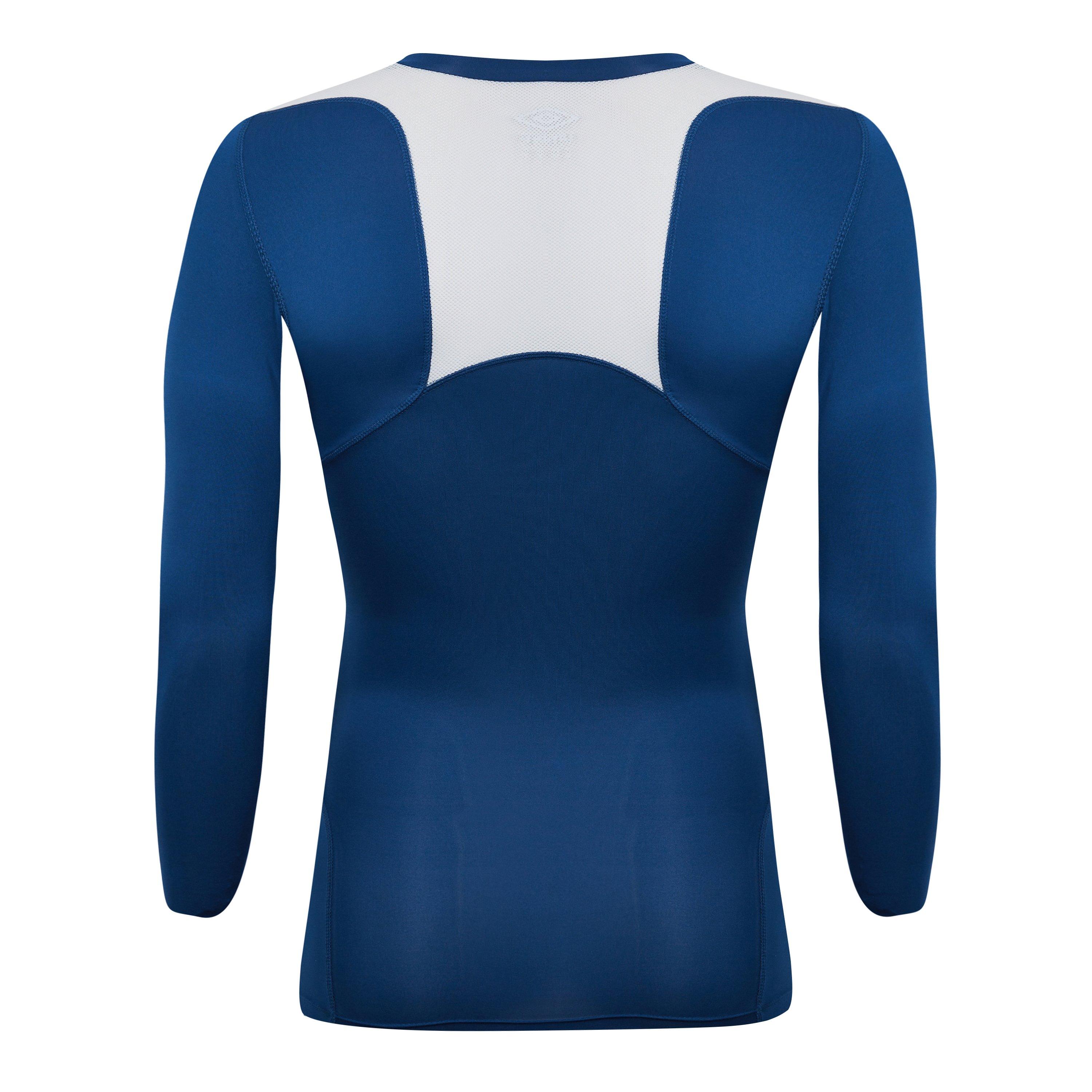TW Navy - Umbro - V neck Long Sleeve Baselayer Top Mens - 2