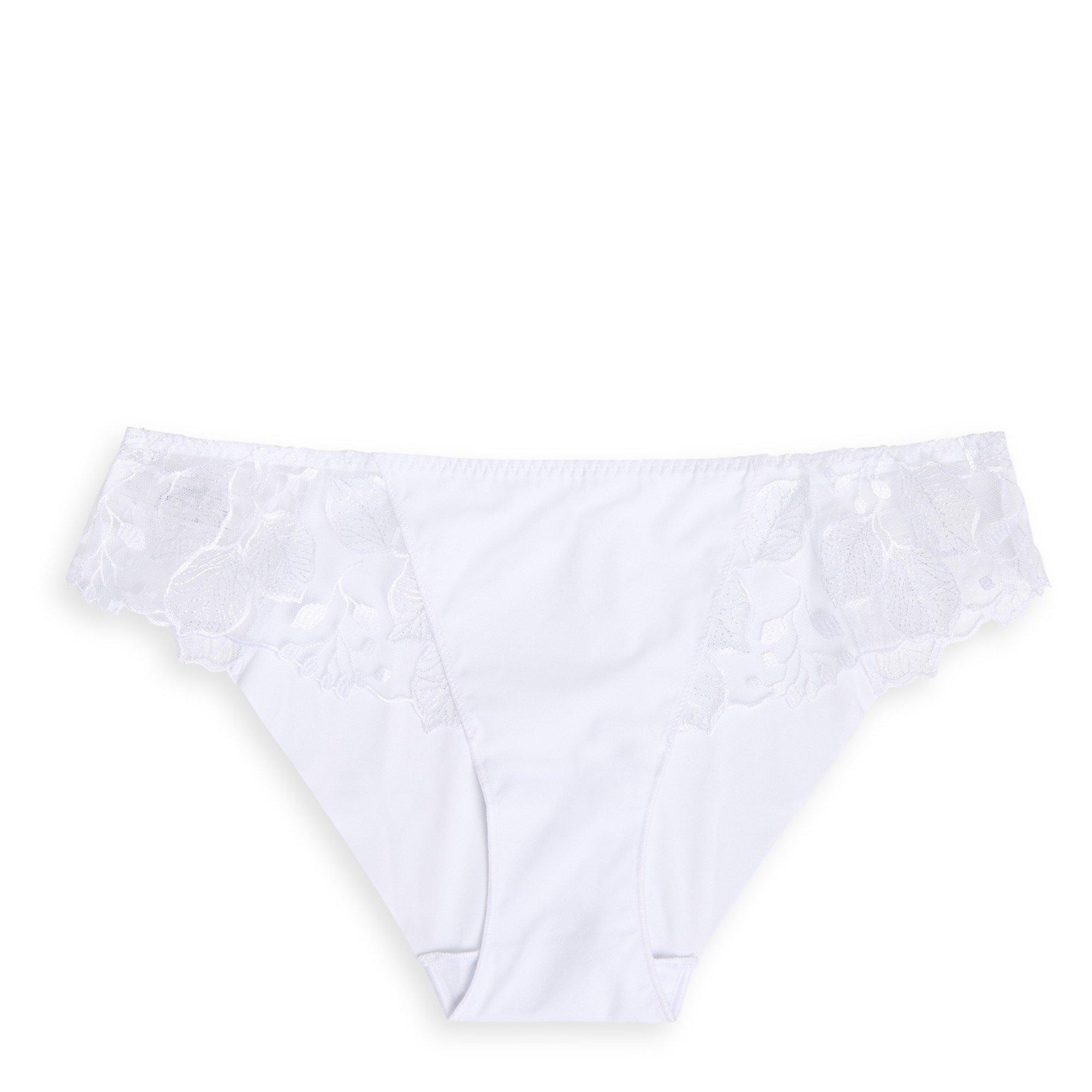 WHITE - Simone Perele - Women's Lumineuse Lace Brief