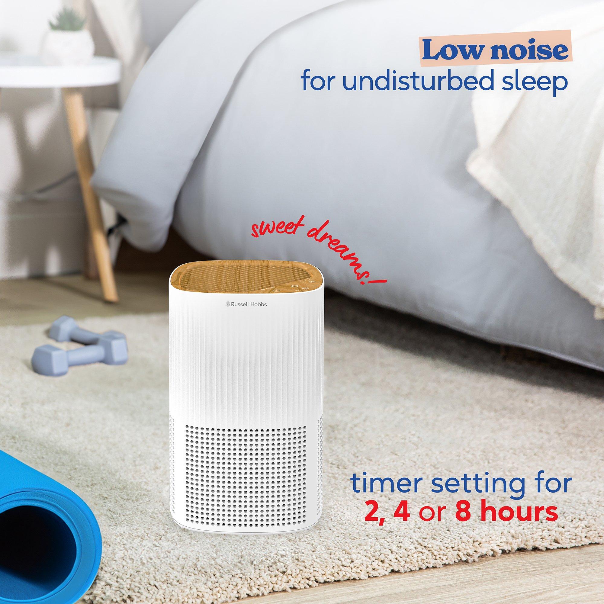 Wood Effect And - Russell Hobbs - RHAP1032WDW Clean Air Mini Aroma Air Purifier - 4