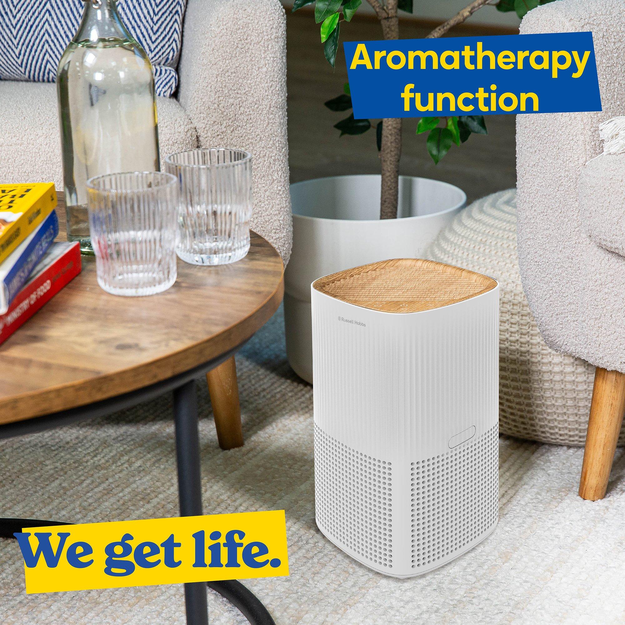 Wood Effect And - Russell Hobbs - RHAP1032WDW Clean Air Mini Aroma Air Purifier - 6