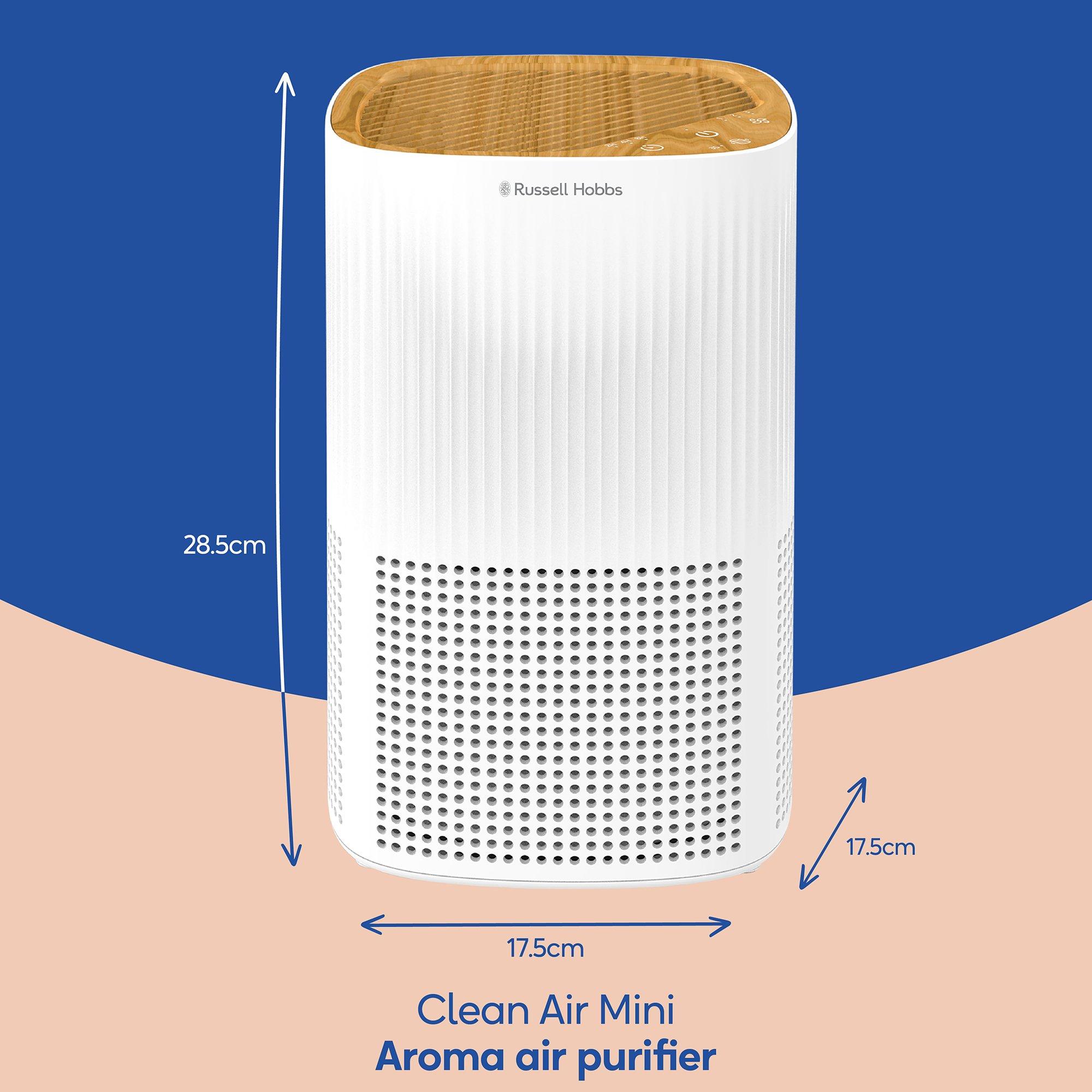 Wood Effect And - Russell Hobbs - RHAP1032WDW Clean Air Mini Aroma Air Purifier - 7