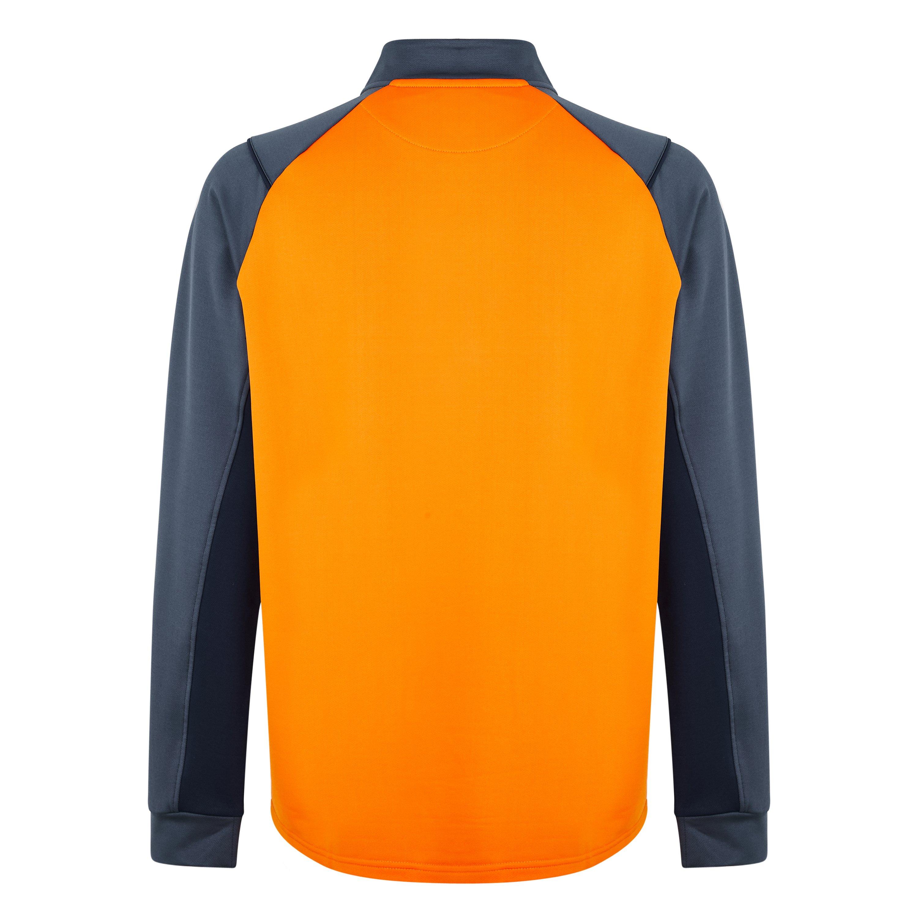 Orange/Grå - Castore - Rangers Zipped Baselayer Top - 2
