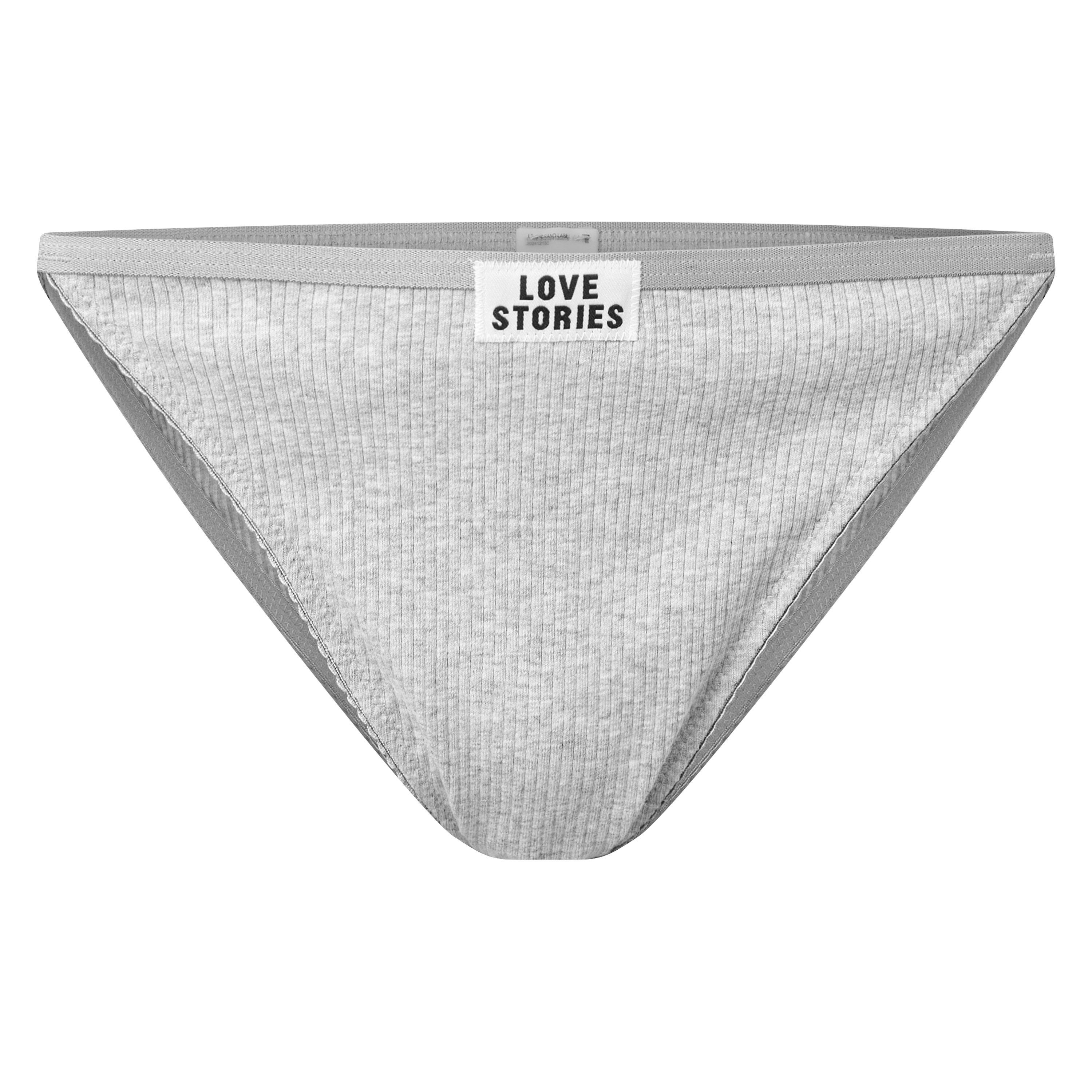 GREY - Love Stories - Women's Rosie Cotton Briefs - 1