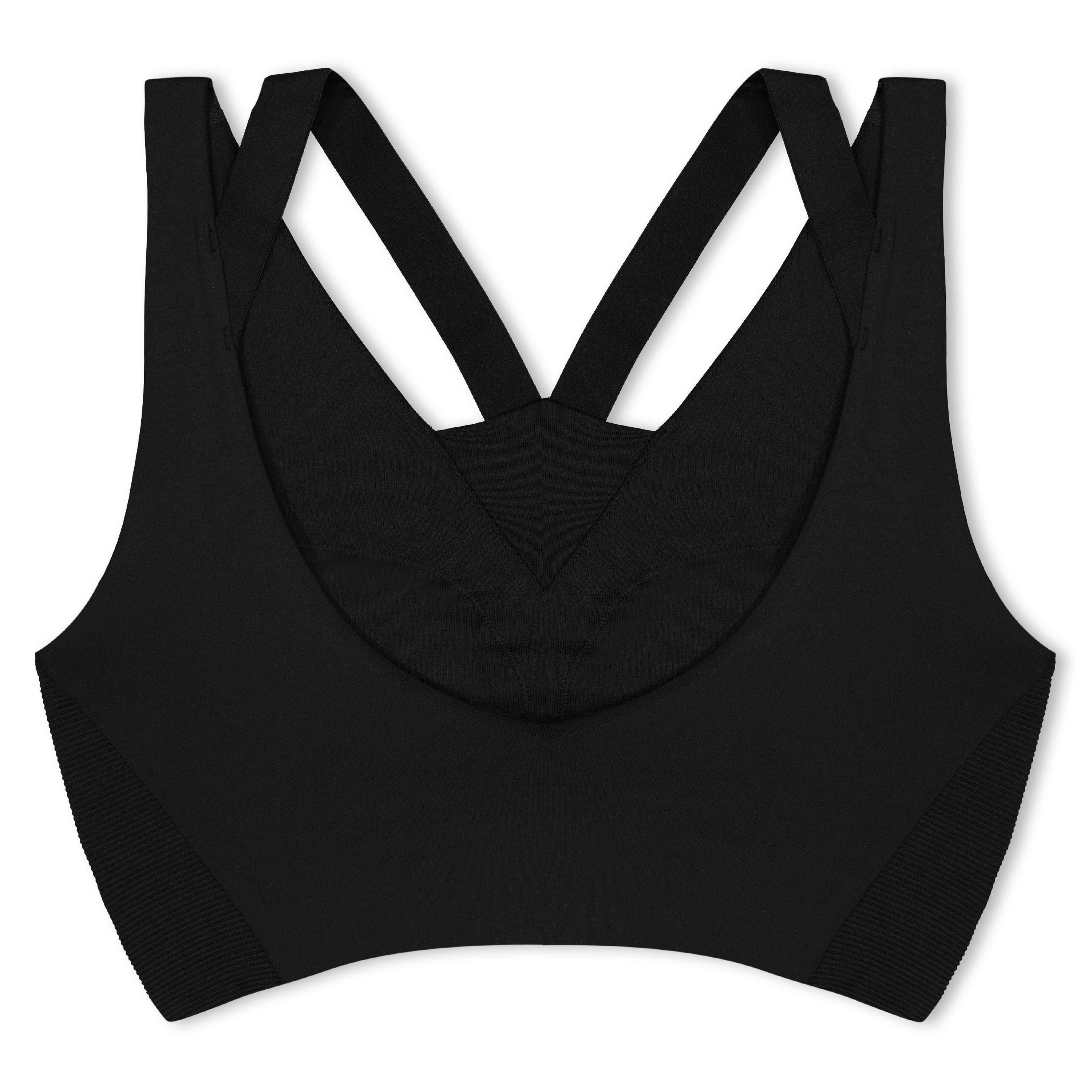 Black - Reebok - Studio Fashion Triangle Bralette - 2
