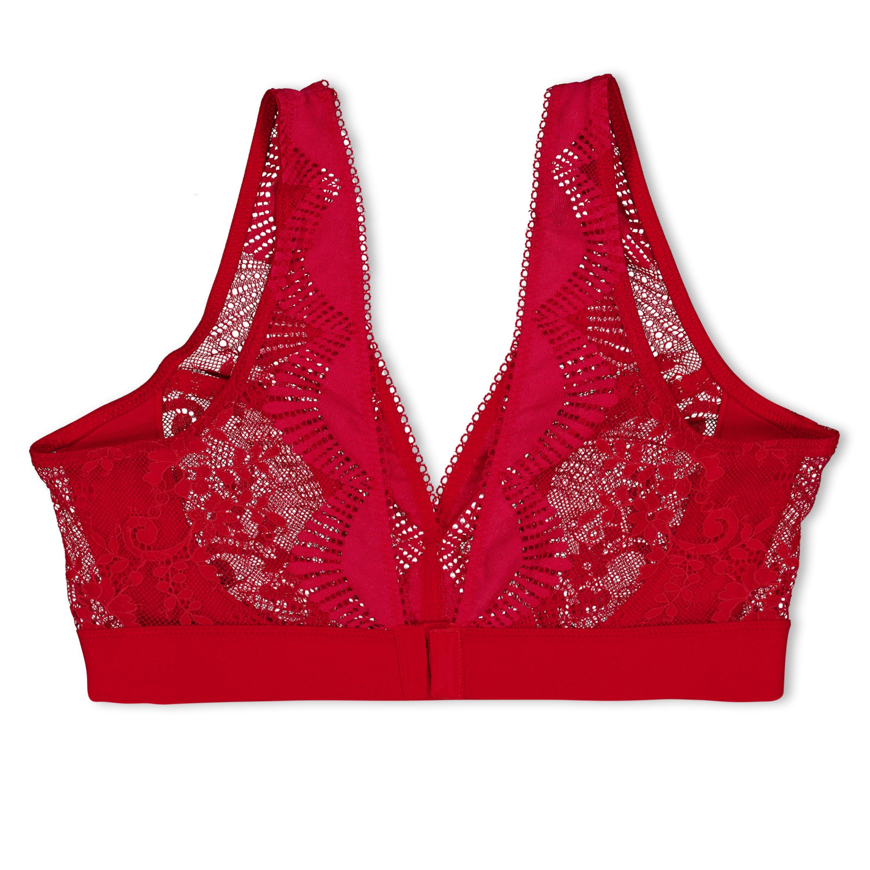 RED - Wacoal - SENSU LACE NON WIRE BRALE - 2