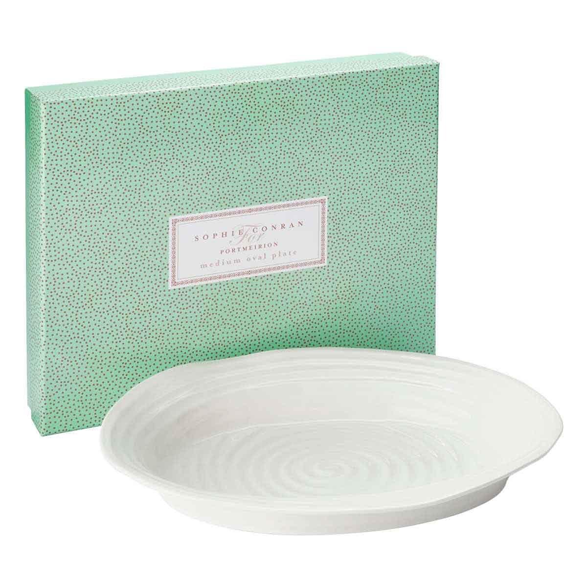 White - Portmeirion - Sophie Conran Medium Oval Plate White - 1