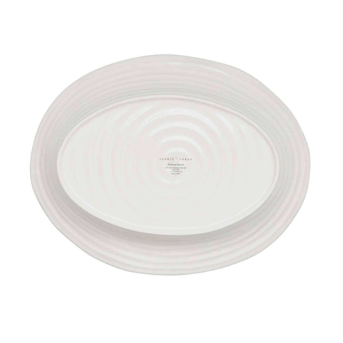 White - Portmeirion - Sophie Conran Medium Oval Plate White - 4
