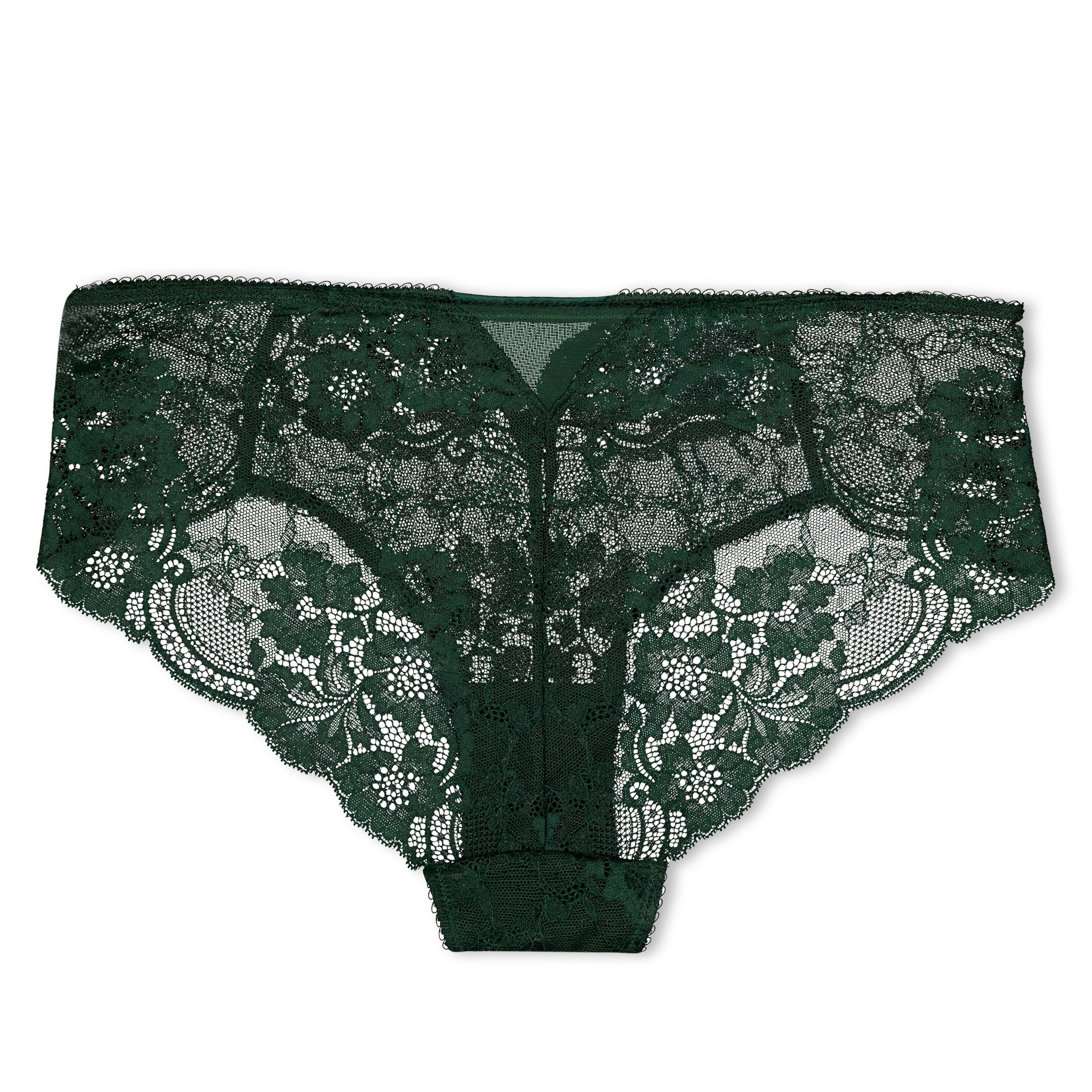 DARK GREEN - Wacoal - Women's Natsuki Lace Brief - 2