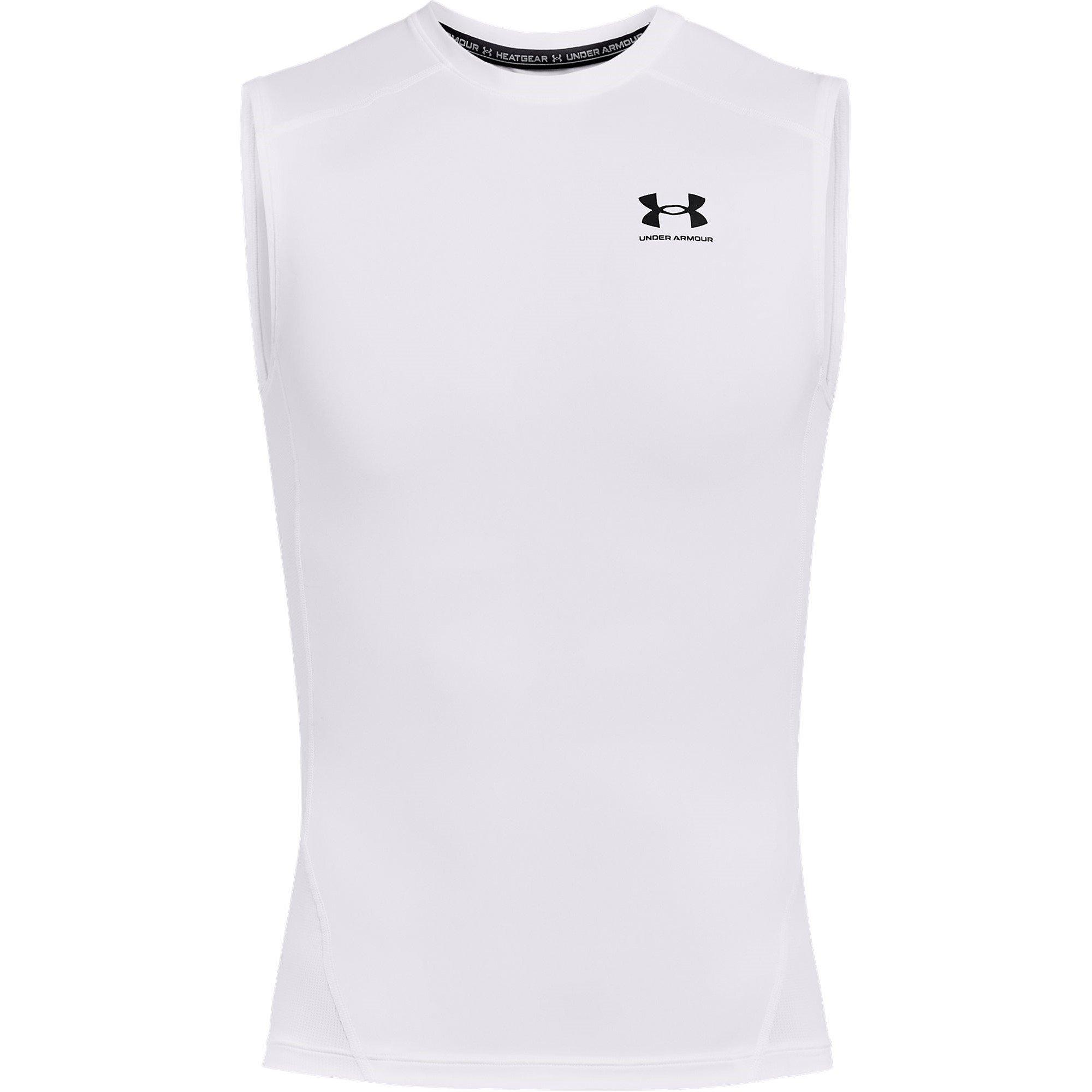 Under Armour Men's Heatgear® Sleeveless - White/Black - 2XL