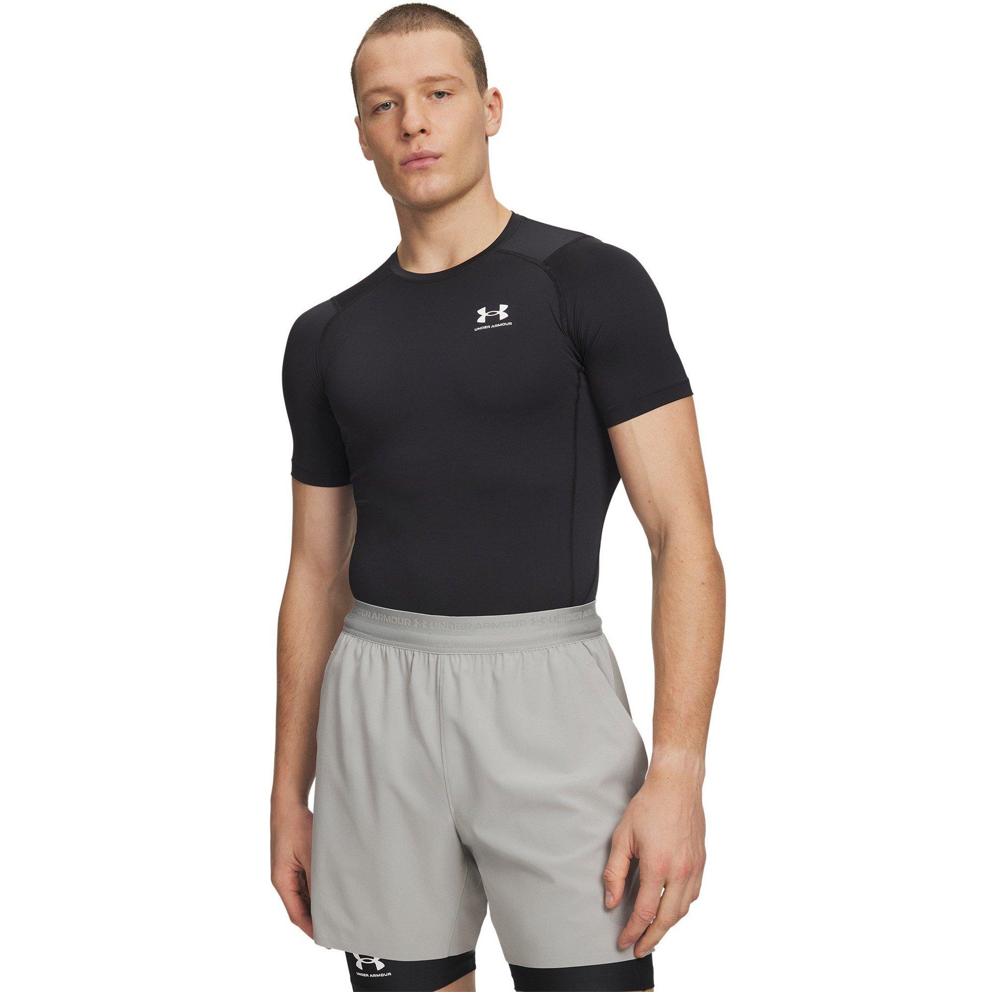 Zwart - Under Armour - HeatGear® Short Sleeve Mens - 3