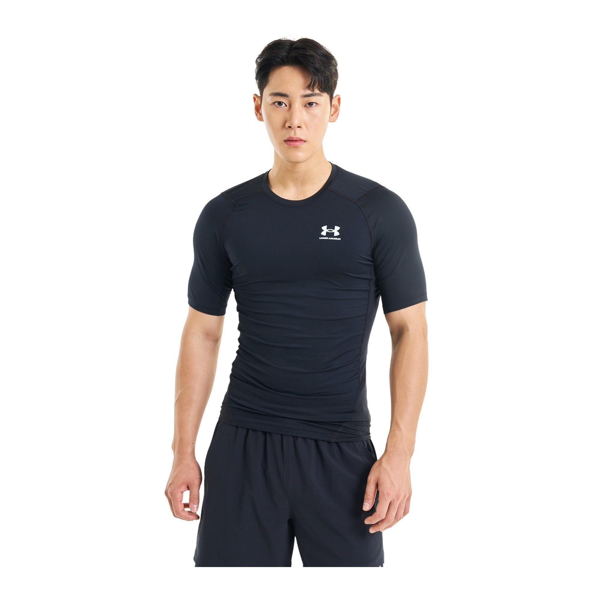 Zwart - Under Armour - HeatGear® Short Sleeve Mens - 5