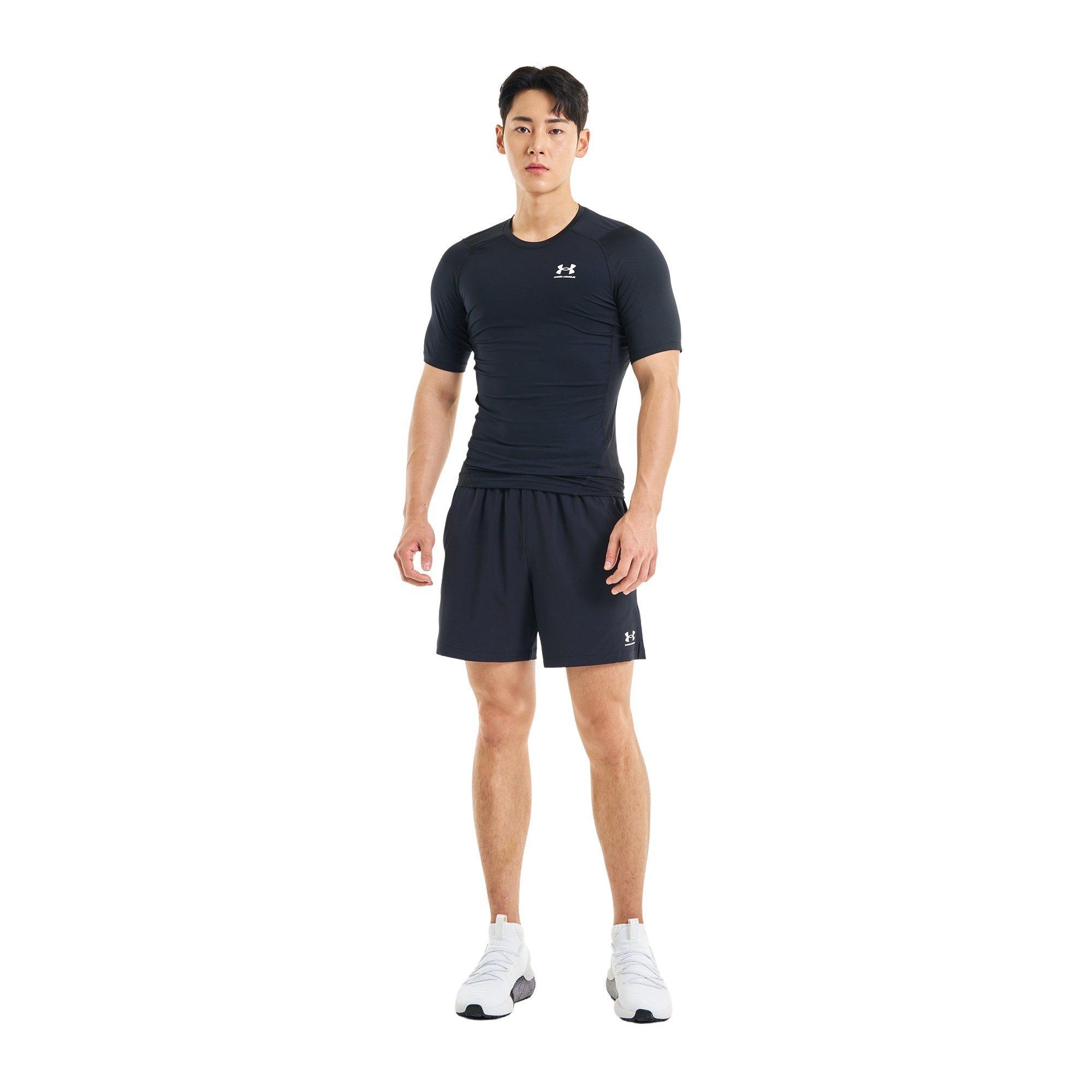 Zwart - Under Armour - HeatGear® Short Sleeve Mens - 8