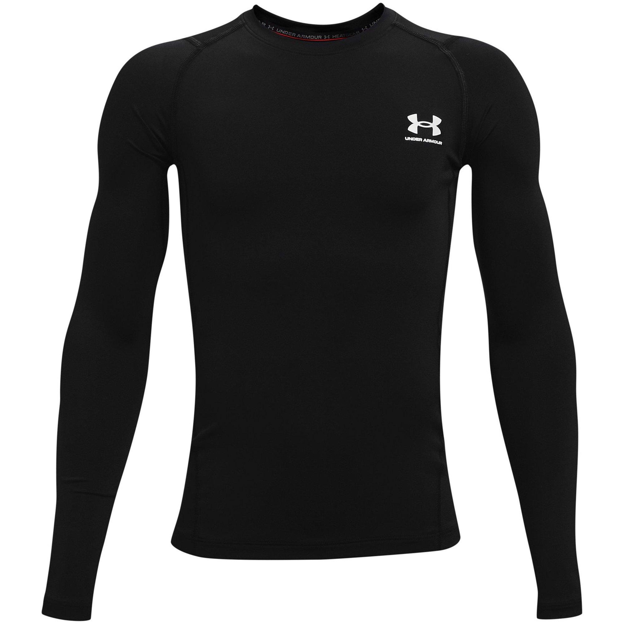 Black - Under Armour - HeatGear® Long Sleeve Boys - 1