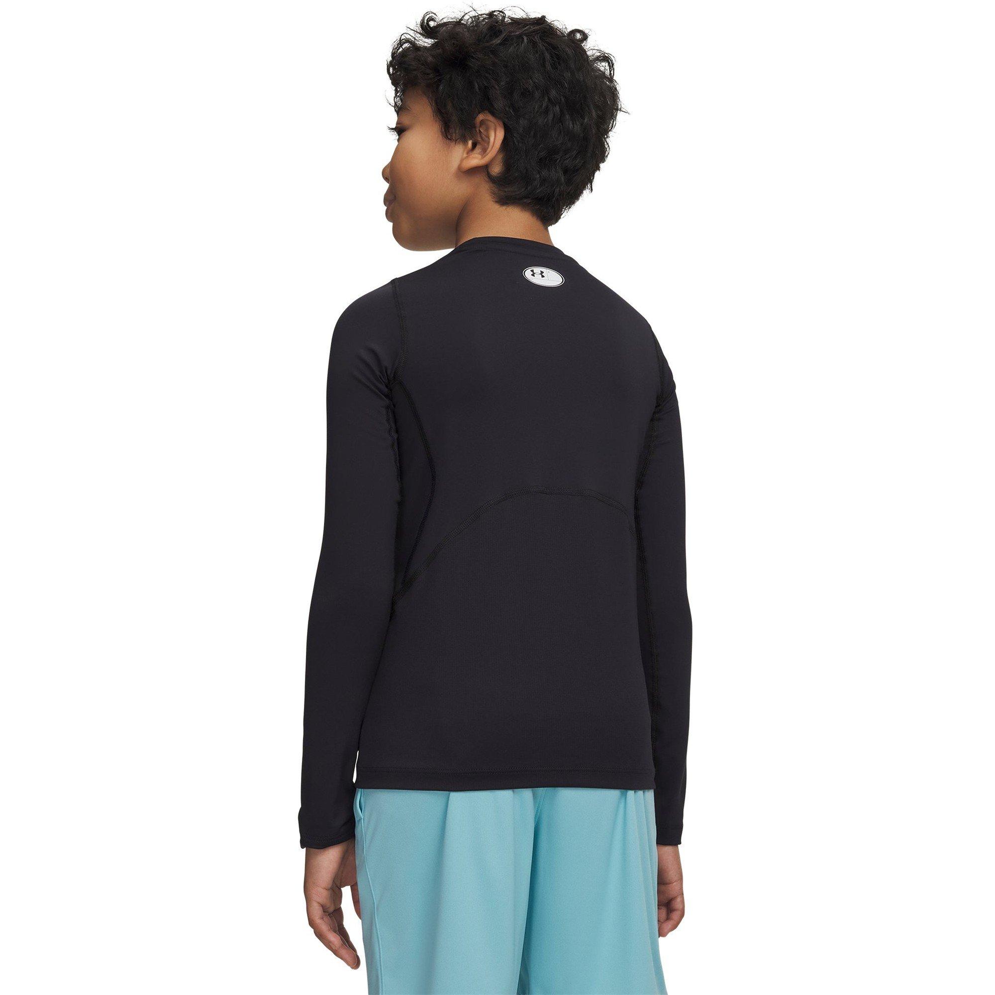 Black - Under Armour - HeatGear® Long Sleeve Boys - 4