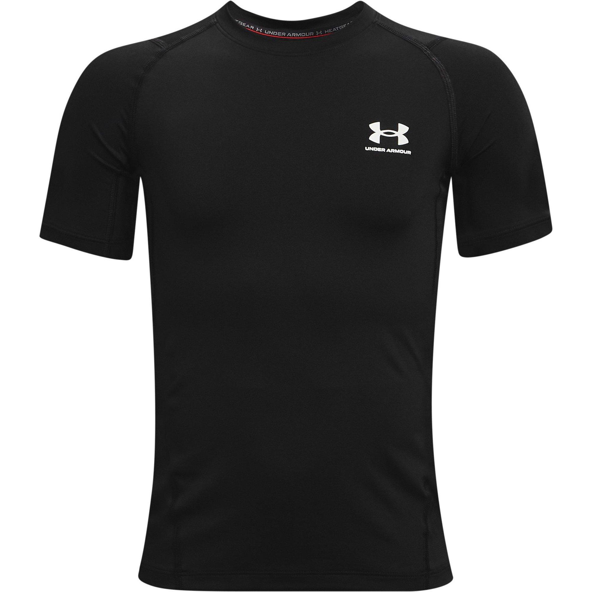 Black - Under Armour - HeatGear® Short Sleeve Boys - 1