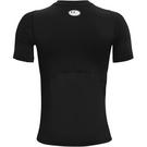 Noir - Under armour 3020236-003 - Under Heat Gear armour 3020236-003 Short Sleeve T Shirt Junior Boys - 2