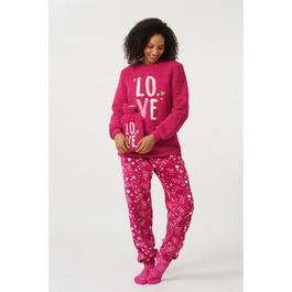 Linea Ladies Love Pyjama and Hot Water Bottle Gift Set