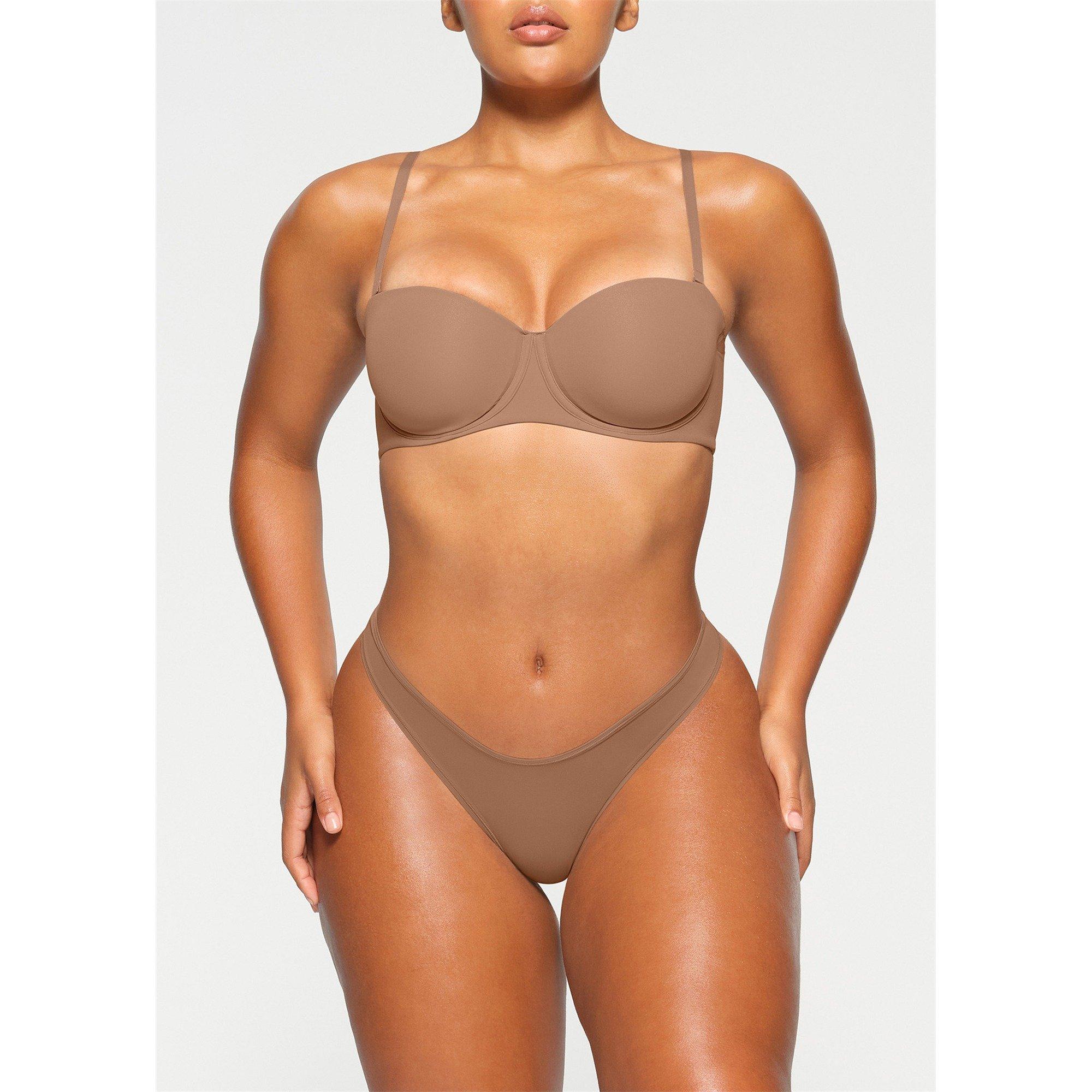 LIGHT BROWN - SKIMS - B FITS EVERYBODY STRAPLESS BRA - 6