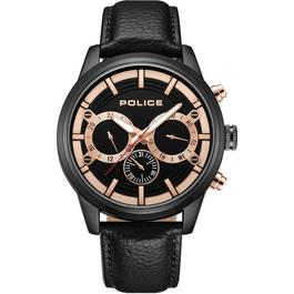 Police Gents Police 45mm Black Quartz Watch POL.90049B