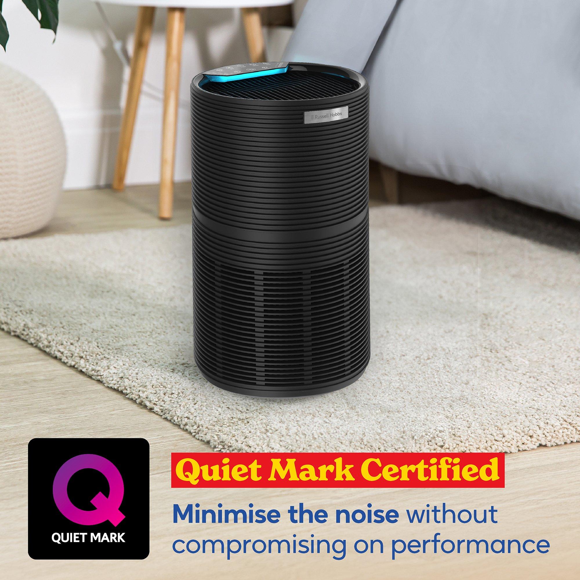 Black - Russell Hobbs - RHAP2831B Clean Air Style Air Purifier in Black - 4