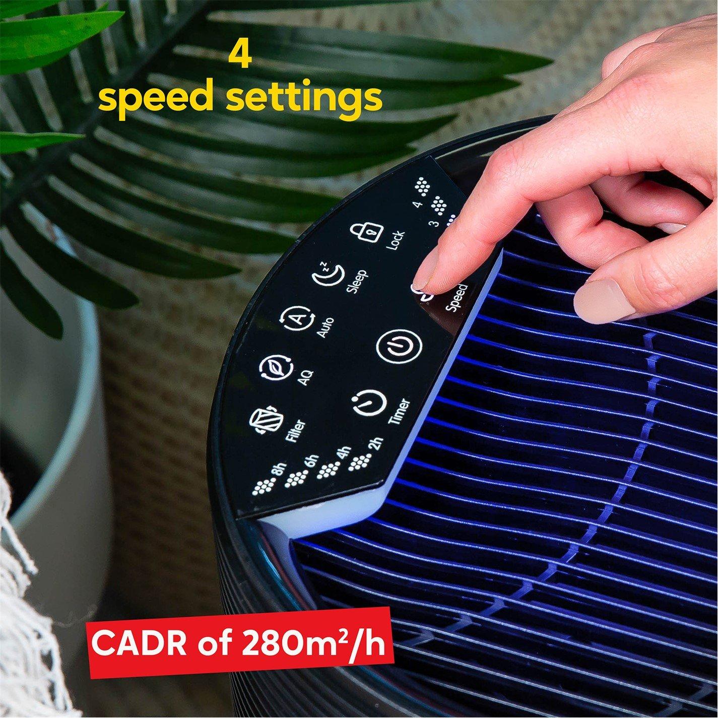 Black - Russell Hobbs - RHAP2831B Clean Air Style Air Purifier in Black - 5