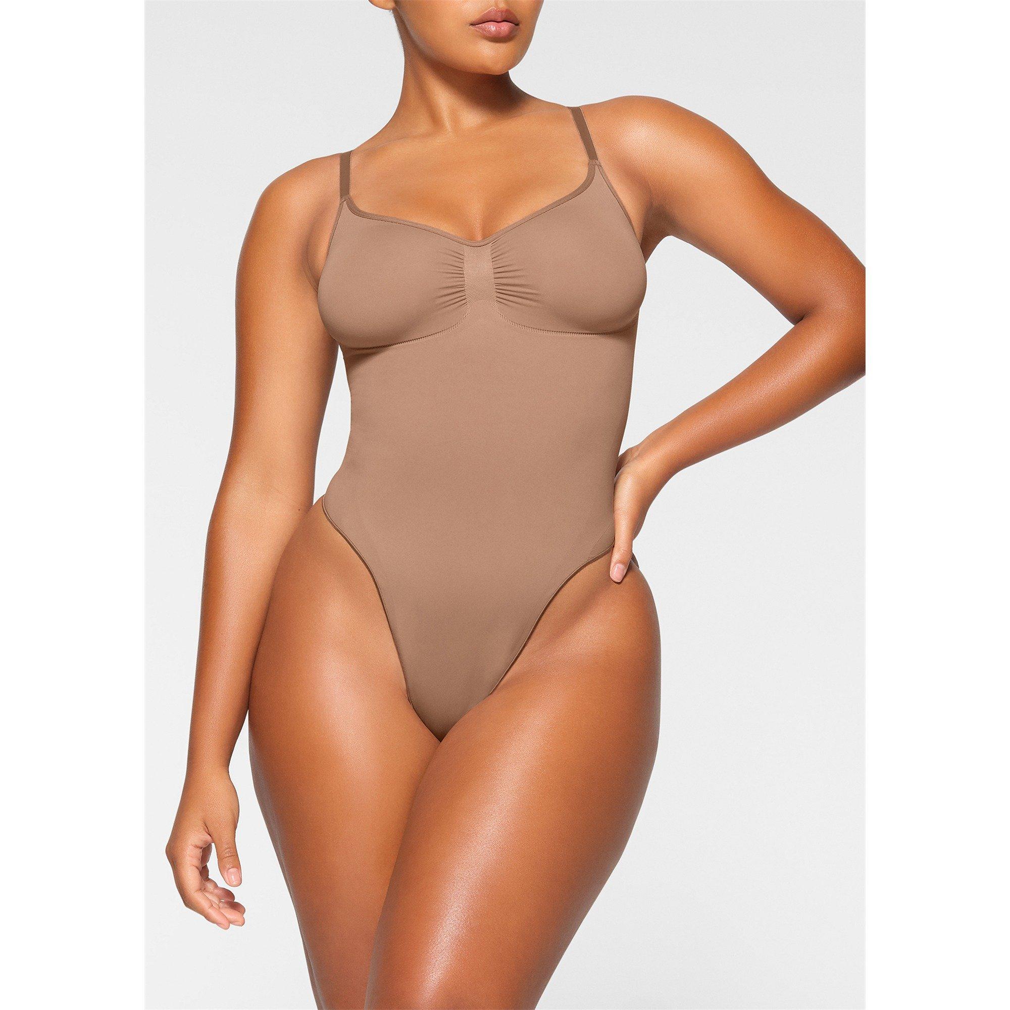 LIGHT BROWN - SKIMS - BS SEAMLSS SCLPT THNG BODYSUIT - 2