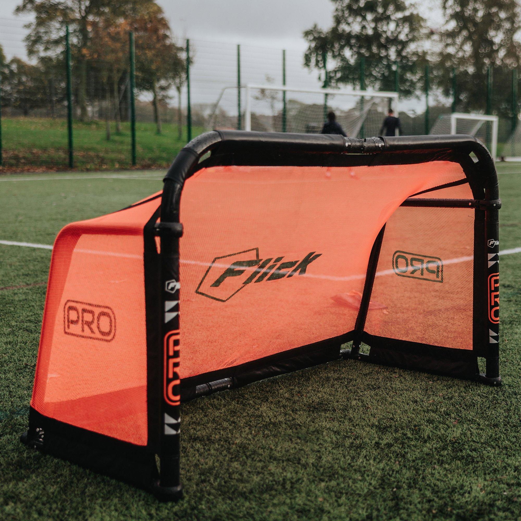 Black - Football Flick - PRO Aluminium Goal - 6