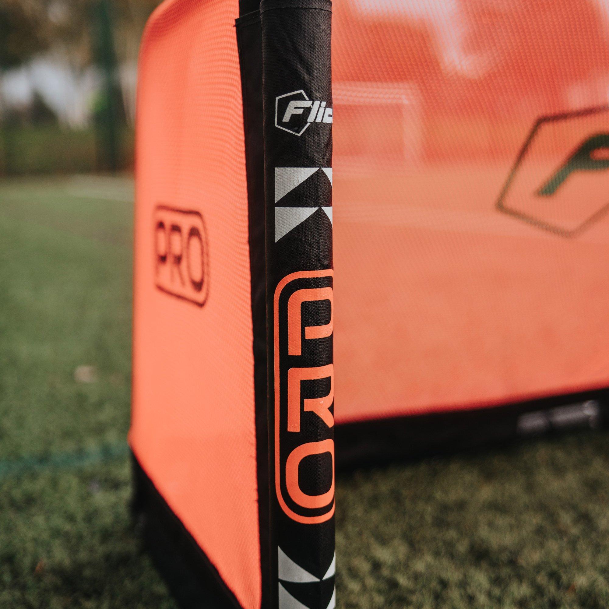 Black - Football Flick - PRO Aluminium Goal - 7