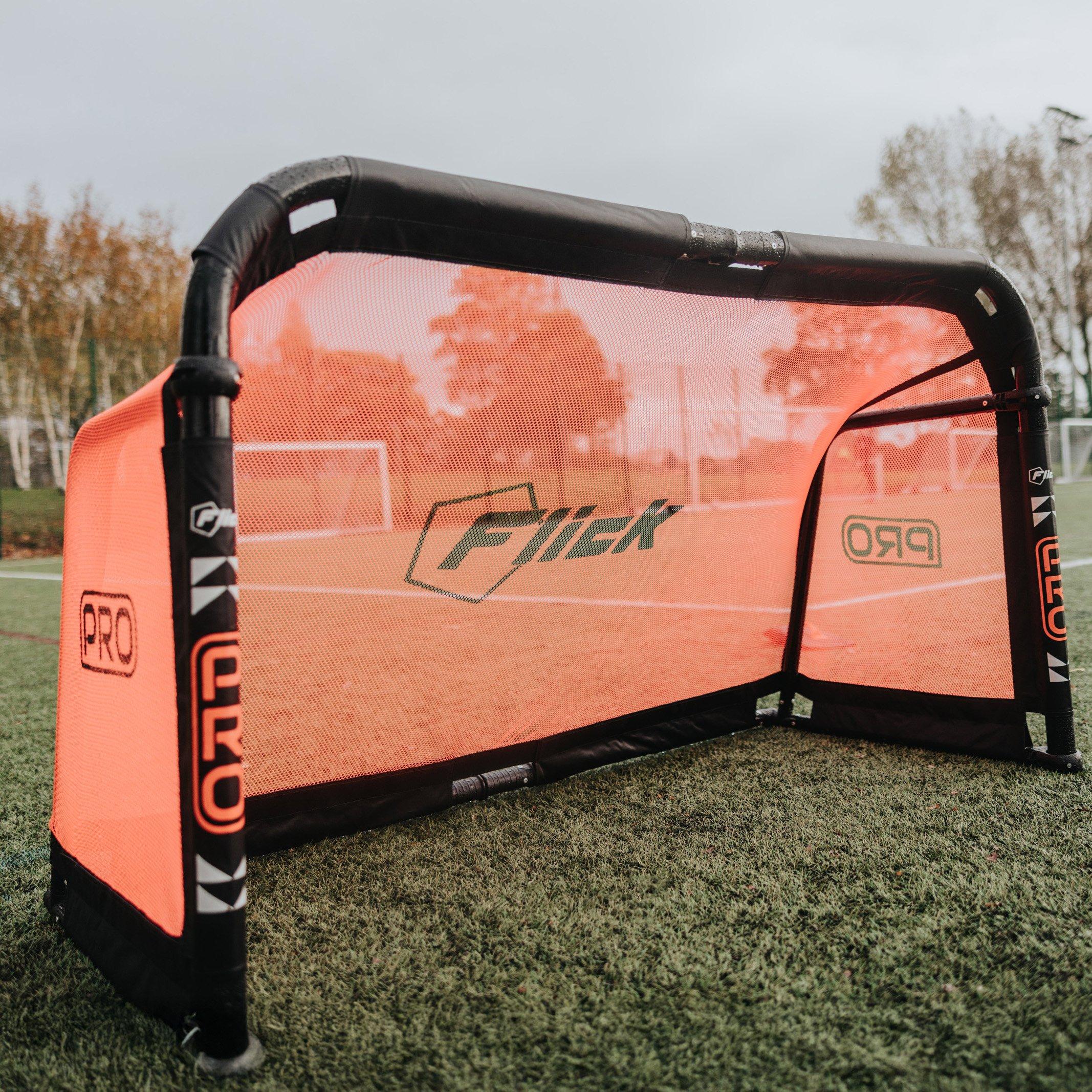 Black - Football Flick - PRO Aluminium Goal - 8