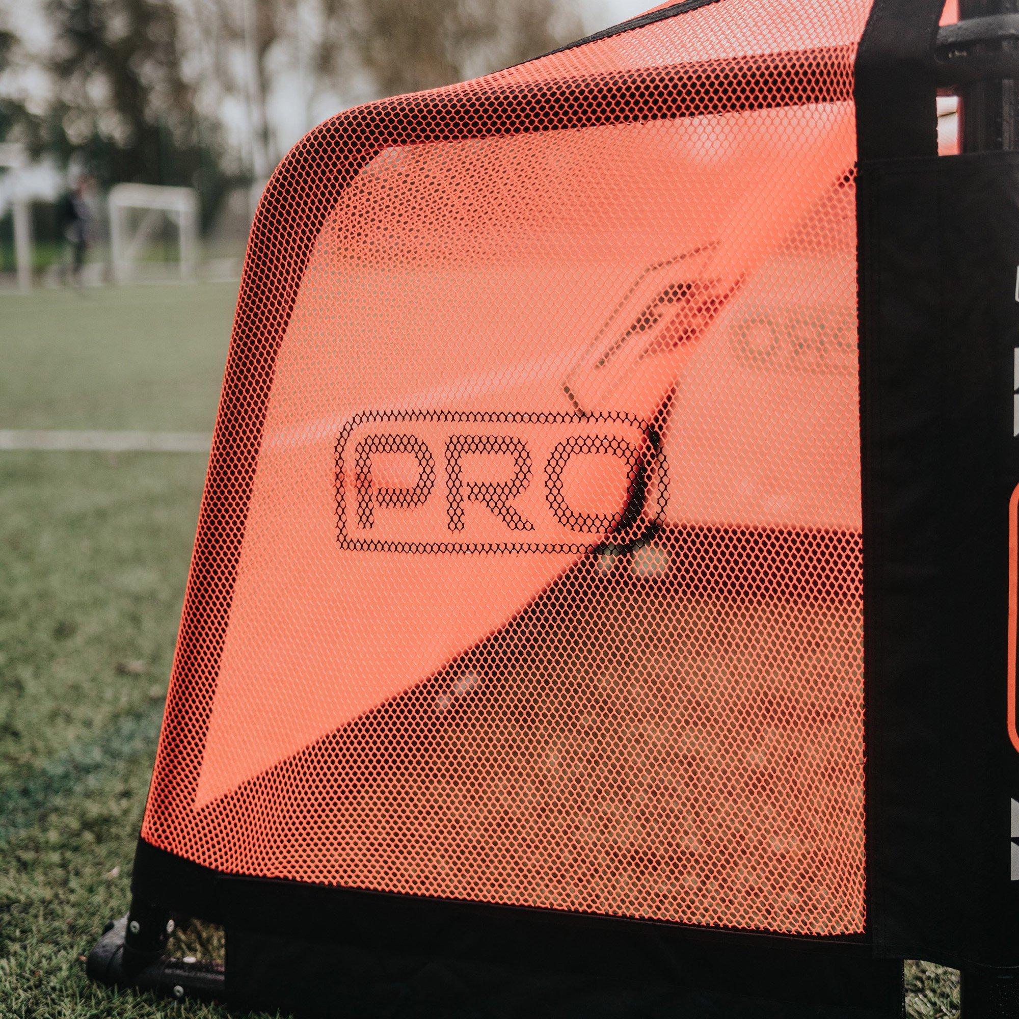 Black - Football Flick - PRO Aluminium Goal - 9