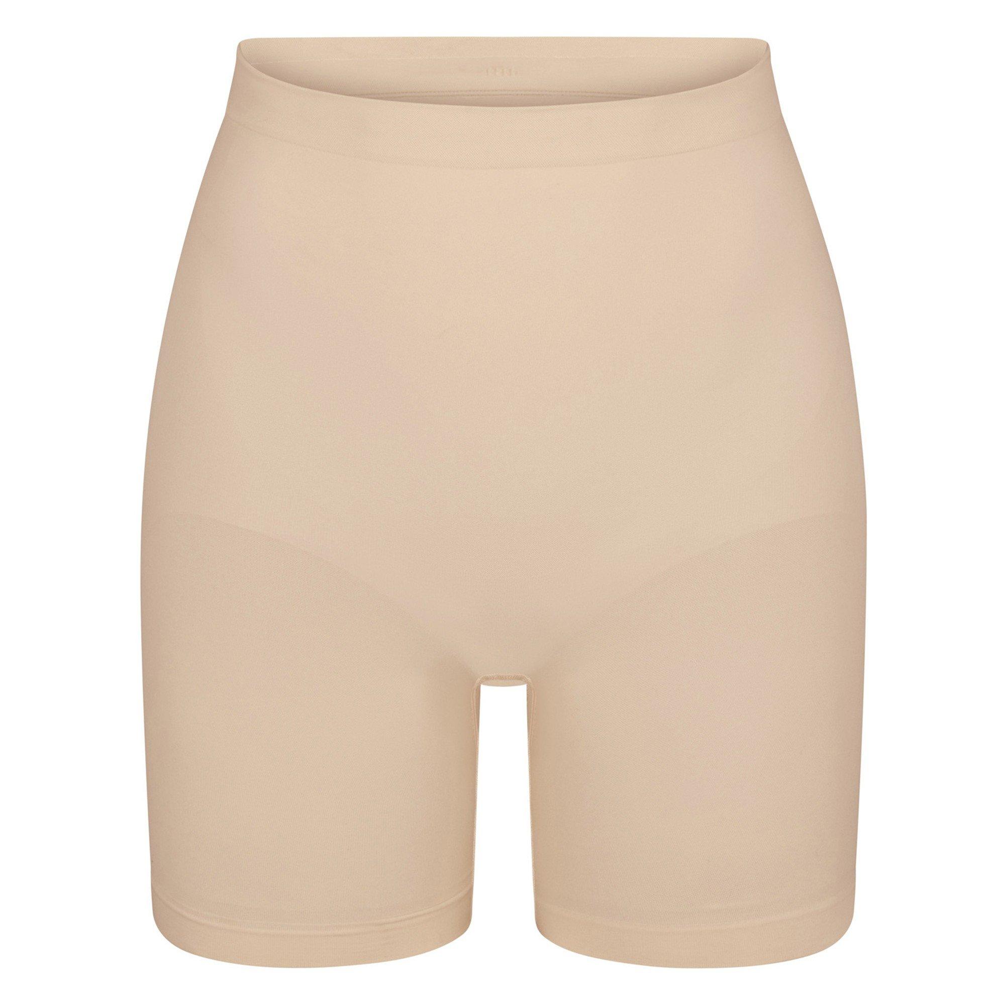 CREAM - SKIMS - S SEAMLS SCULPT MIDTHIGH SHORT - 1