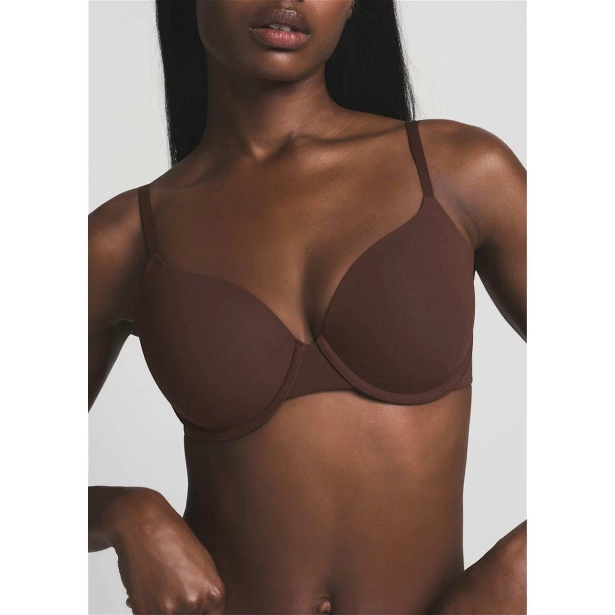 BROWN - SKIMS - B FITS EVERYBODY T-SHIRT BRA - 2