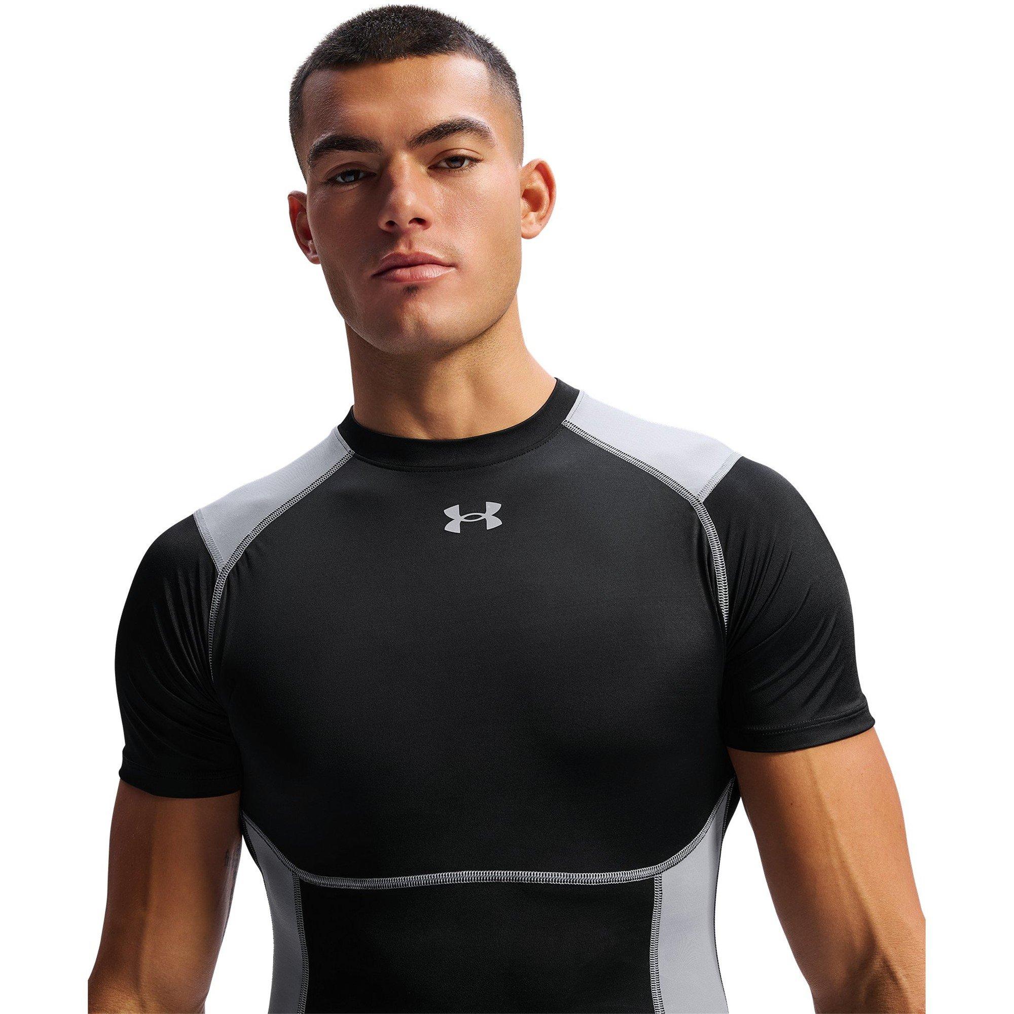 Zwart/Staal - Under Armour - Men's Baselayer Top - 4