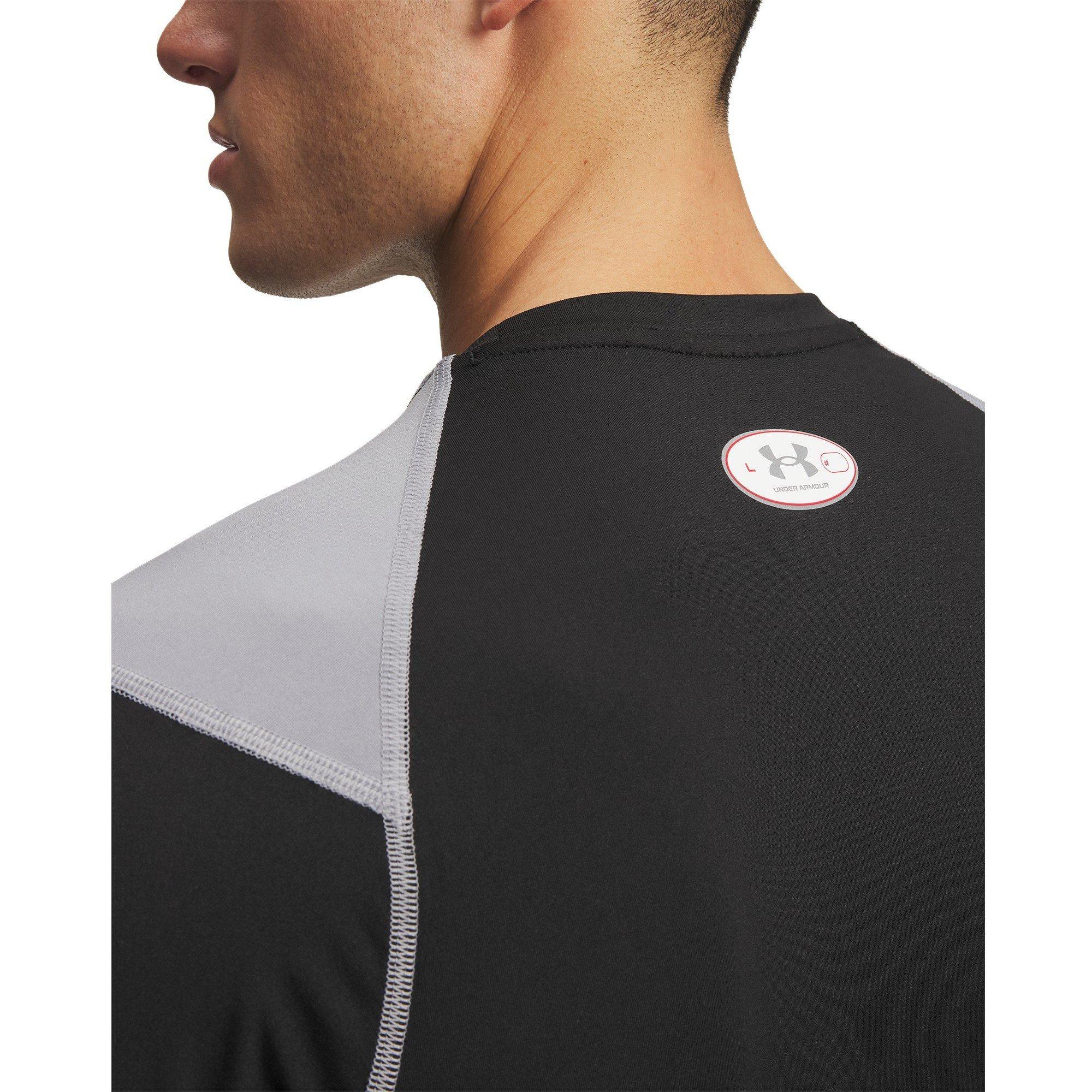 Zwart/Staal - Under Armour - Men's Baselayer Top - 9