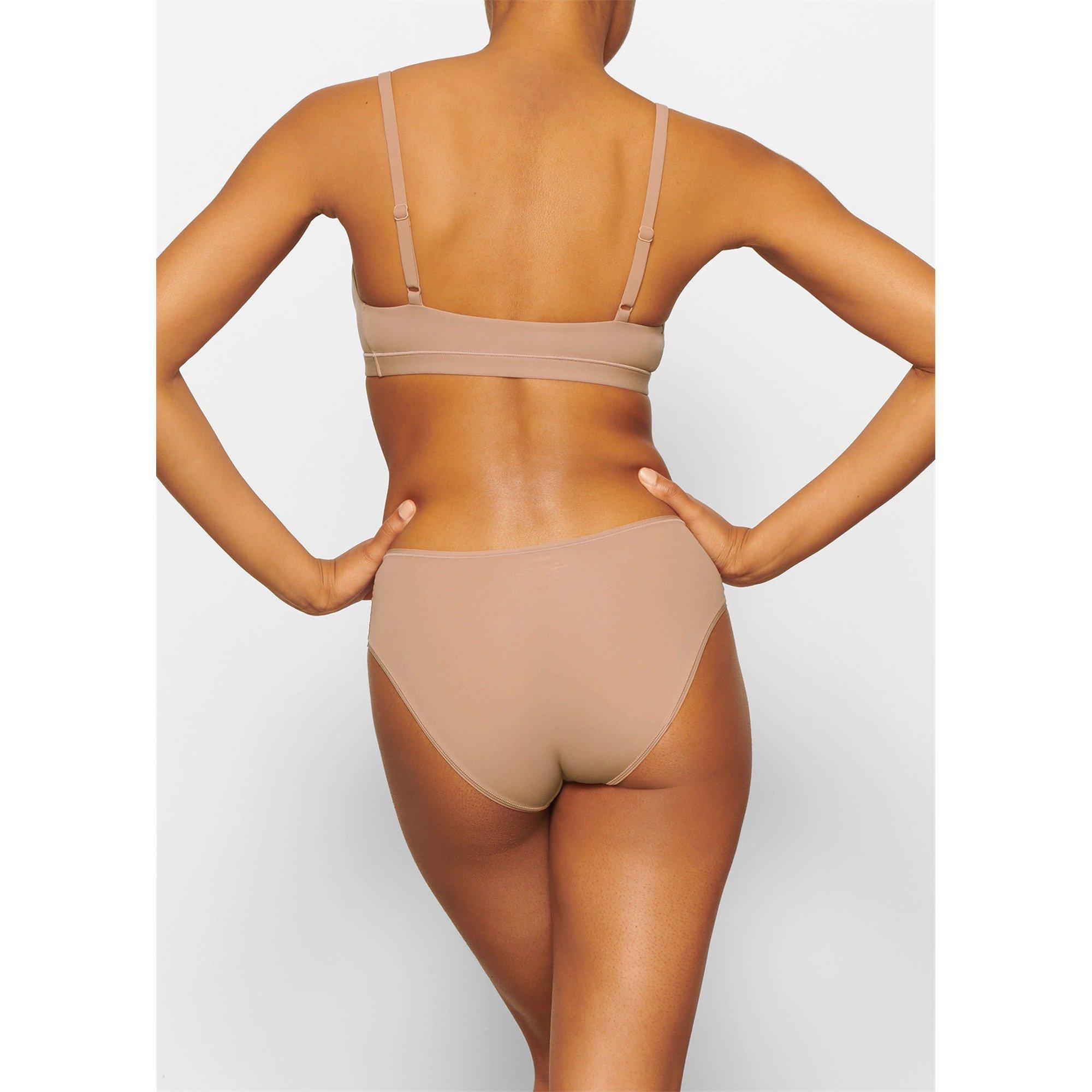 LIGHT BROWN - SKIMS - Women's Fits Everybody Mid-Rise Brief - 3