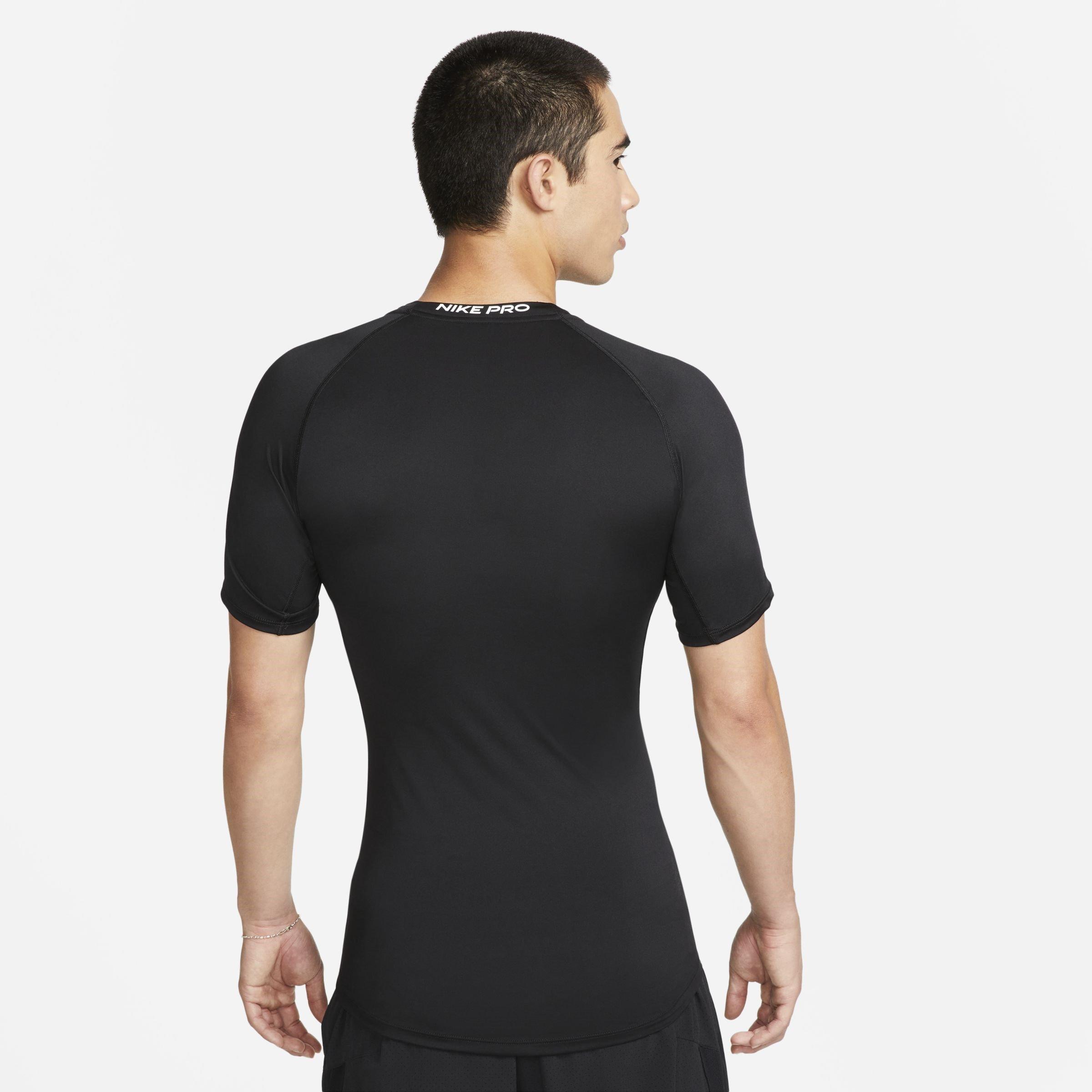 Black/White - Nike - Nike Pro Dri FIT Mens Base Layer Performance Top - 2