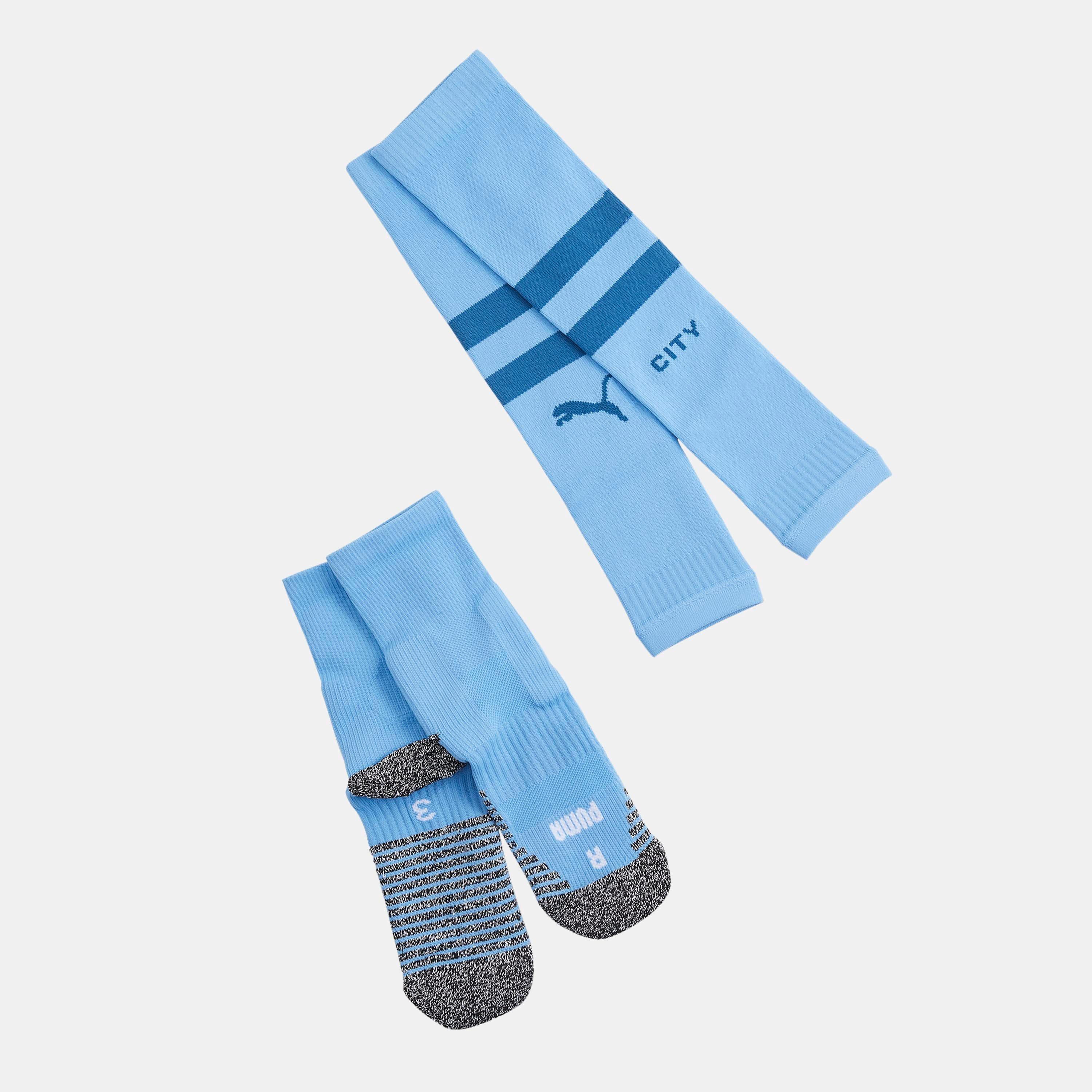Blue - Puma - Team Manchester City Fc Sleeve Socks Promo
