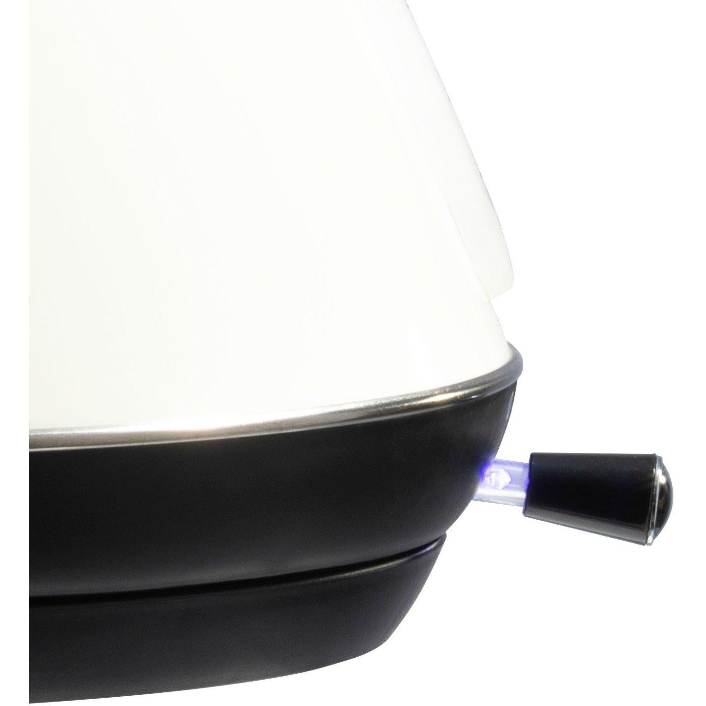 Cream - Daewoo Electricals - KENSINGTON 1.7L 3KW PYRAMID KETTLE - CREAM - 4