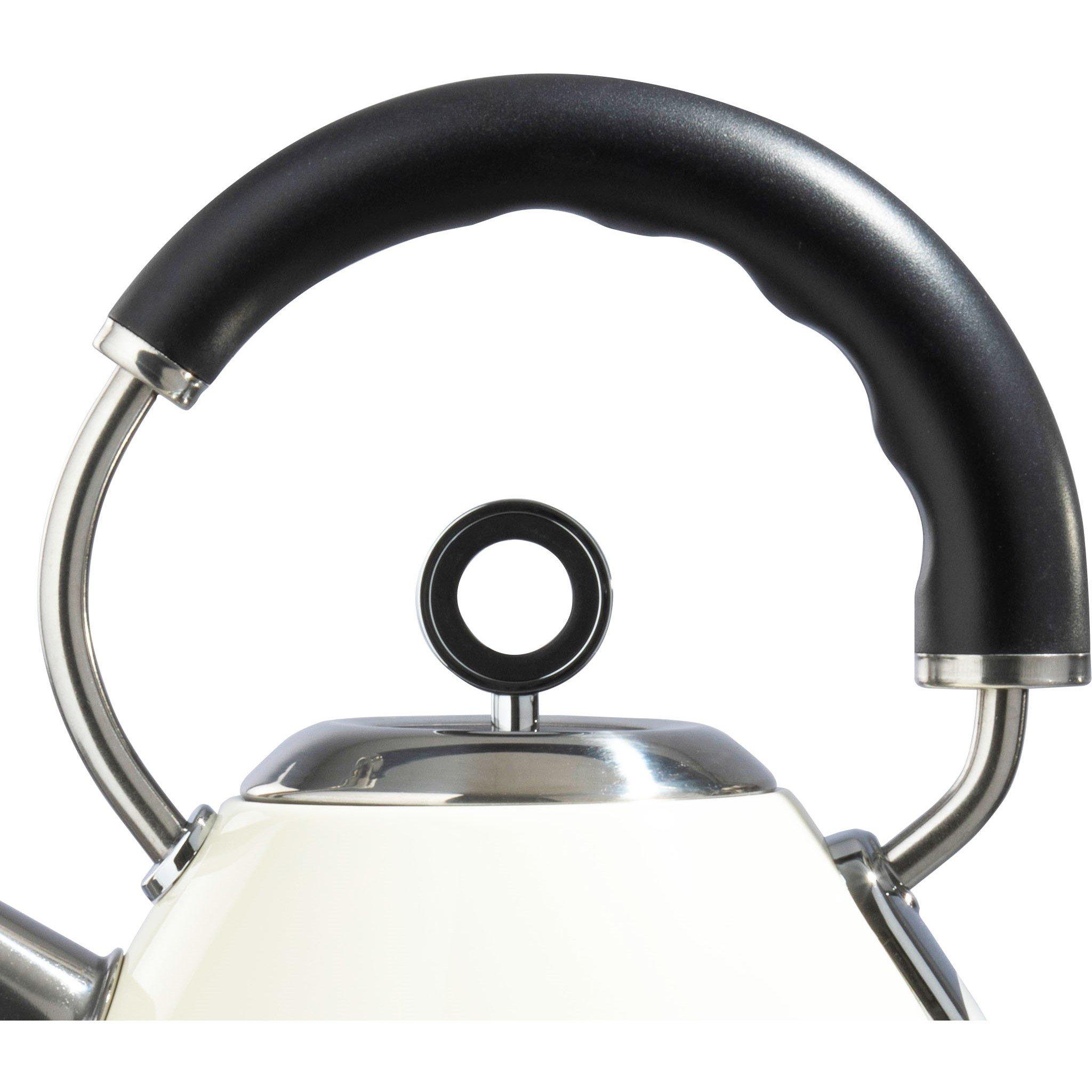 Cream - Daewoo Electricals - KENSINGTON 1.7L 3KW PYRAMID KETTLE - CREAM - 5