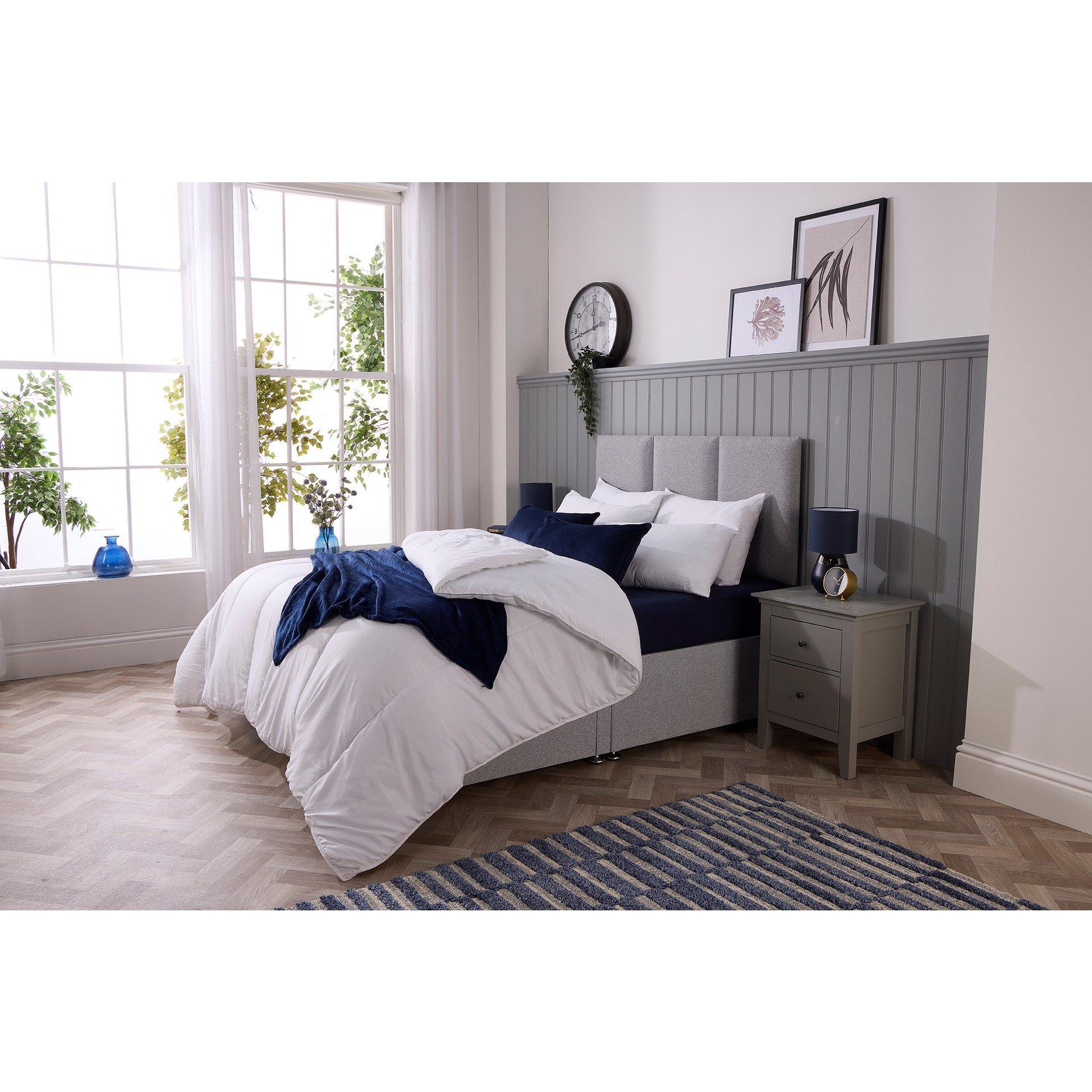 White - Downland - 15 Tog Sleep Well Hollowfibre Duvet - 1