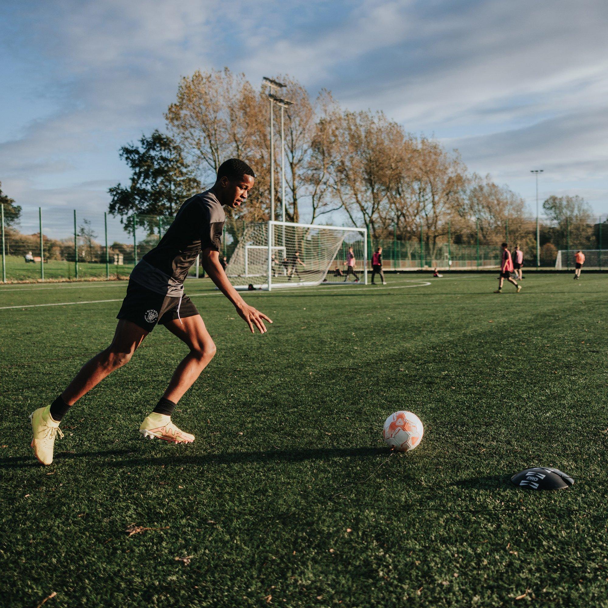 Black & Orange - Football Flick - PRO Return Ball - 7