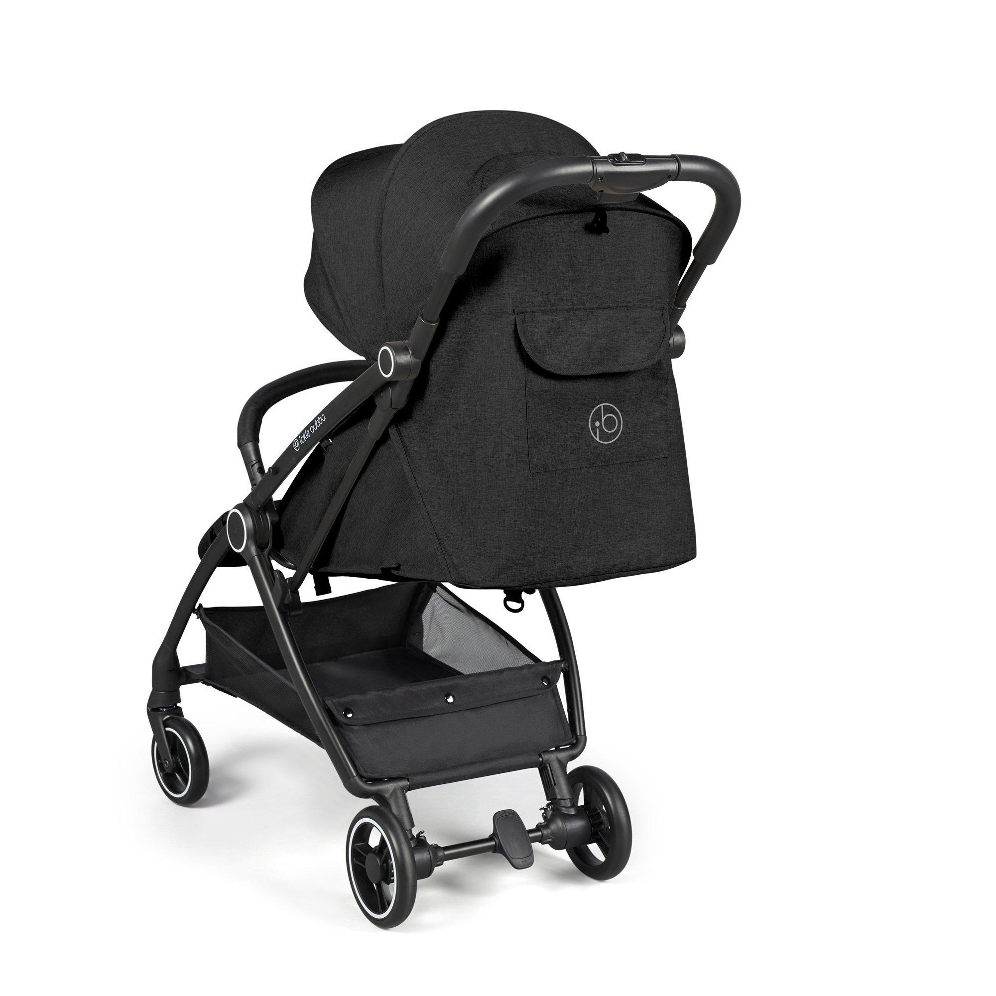 Black - Ickle Bubba - Aries Autofold Stroller - 3
