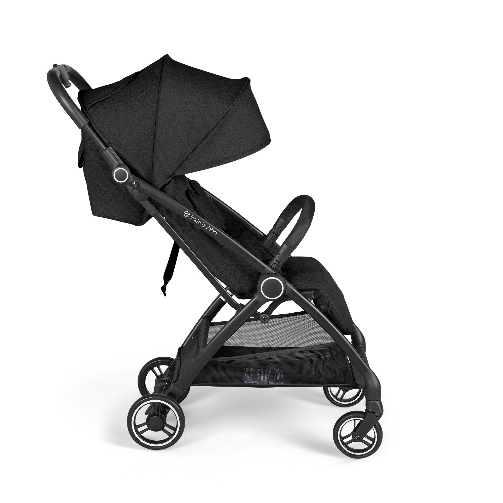 Black - Ickle Bubba - Aries Autofold Stroller - 5