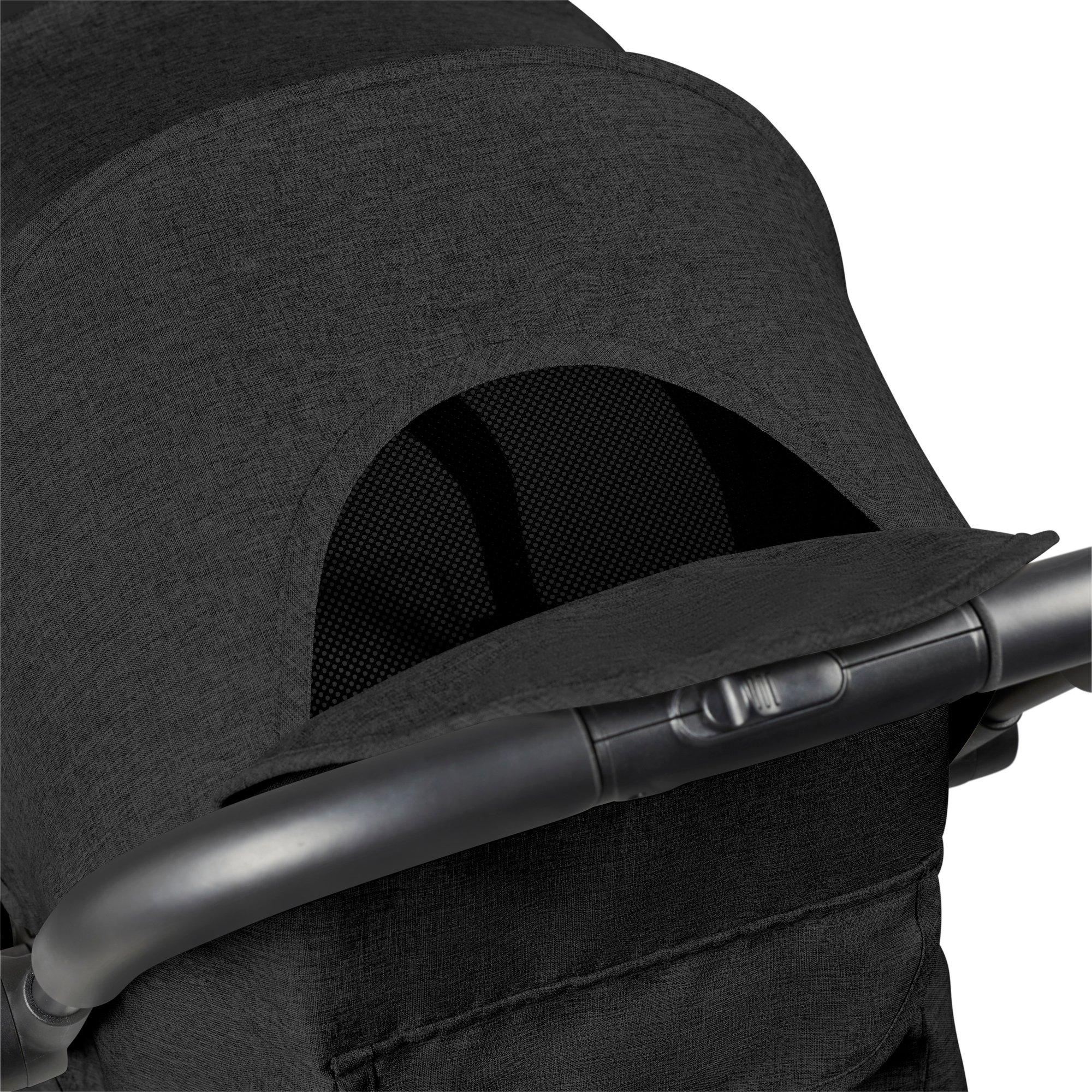 Black - Ickle Bubba - Aries Autofold Stroller - 6