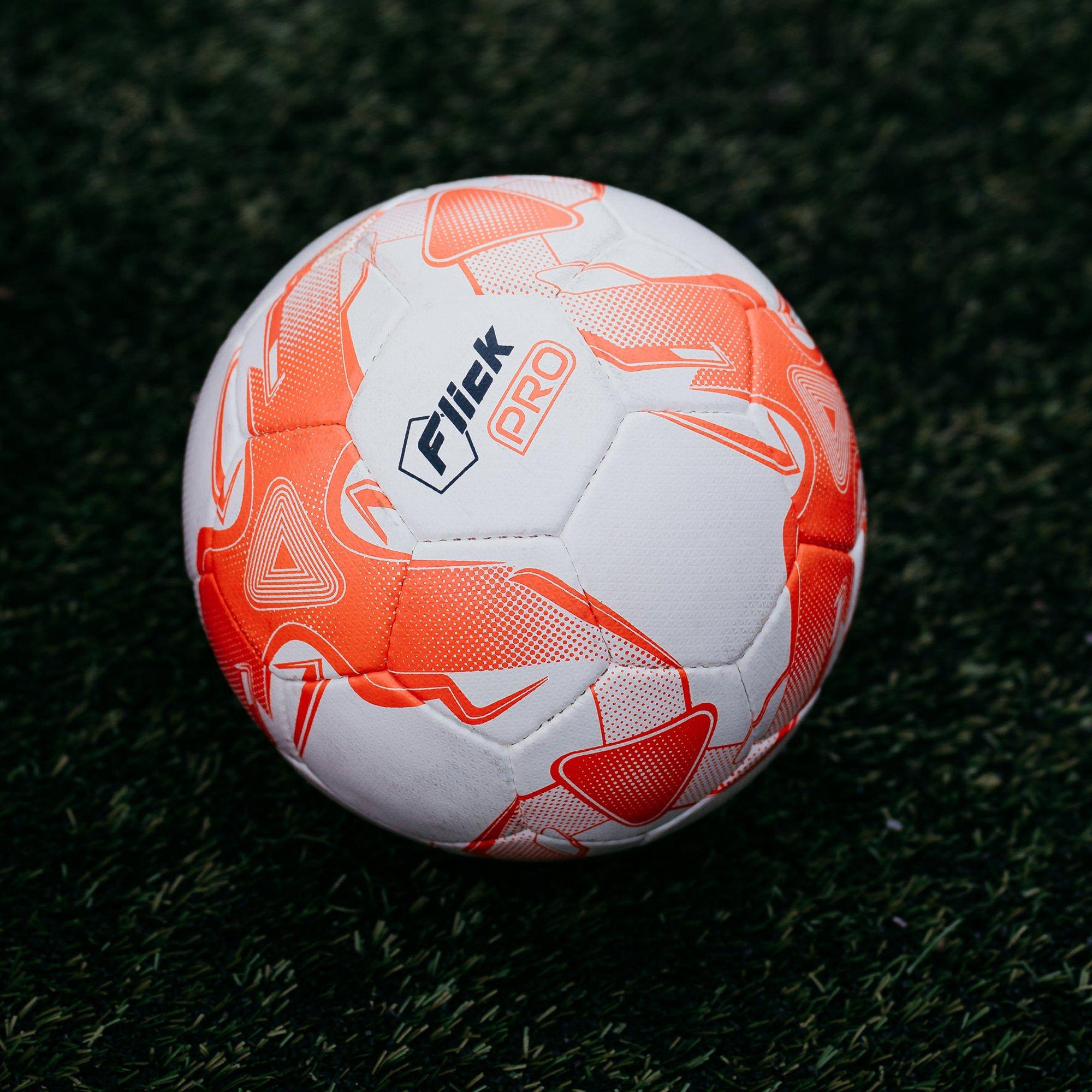 Black & Orange - Football Flick - PRO 90 Match Ball - 2